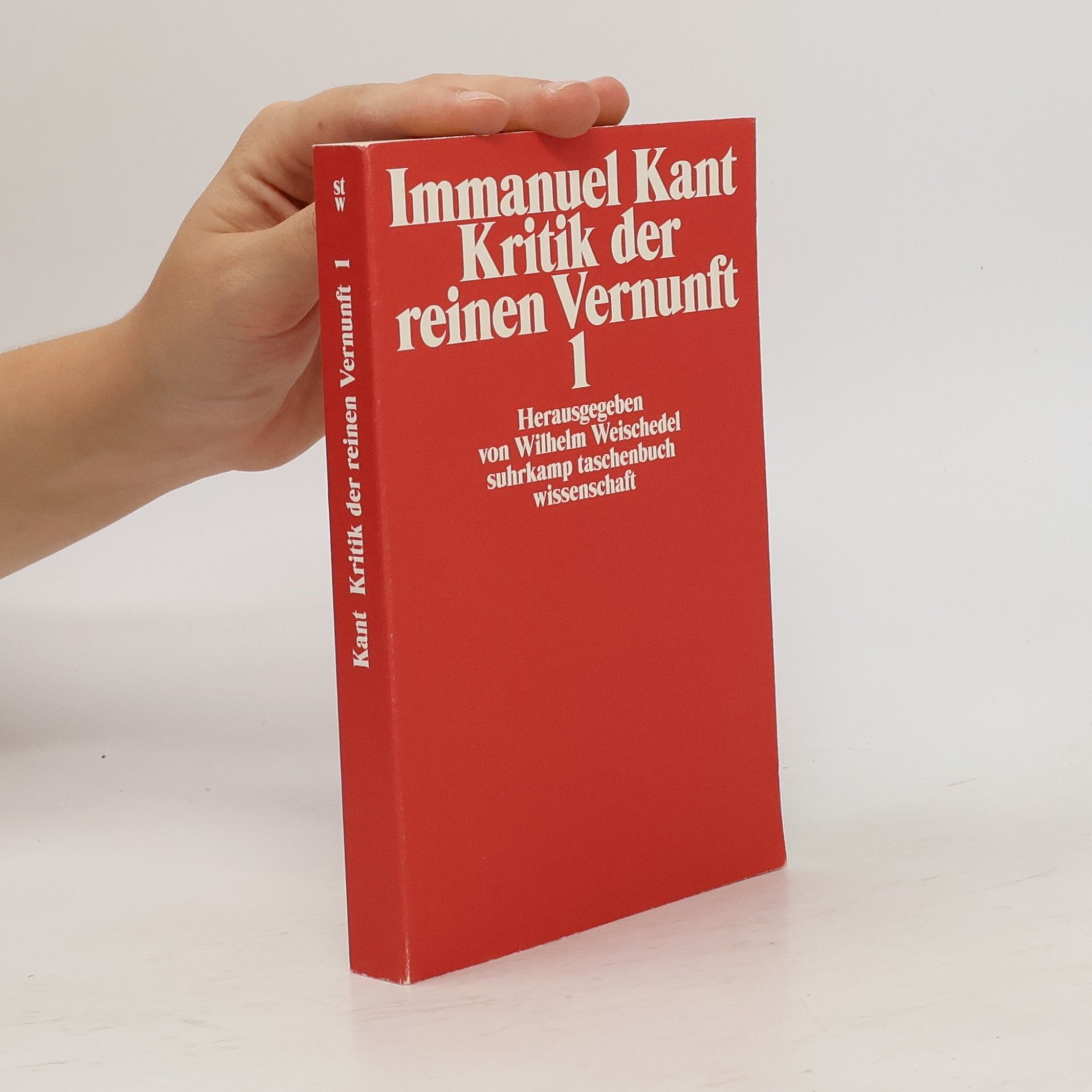 Immanuel Kant Kritik der reinen Vernunft 1