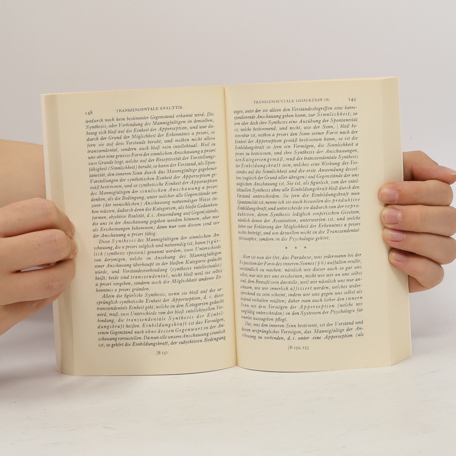Immanuel Kant Kritik der reinen Vernunft 1