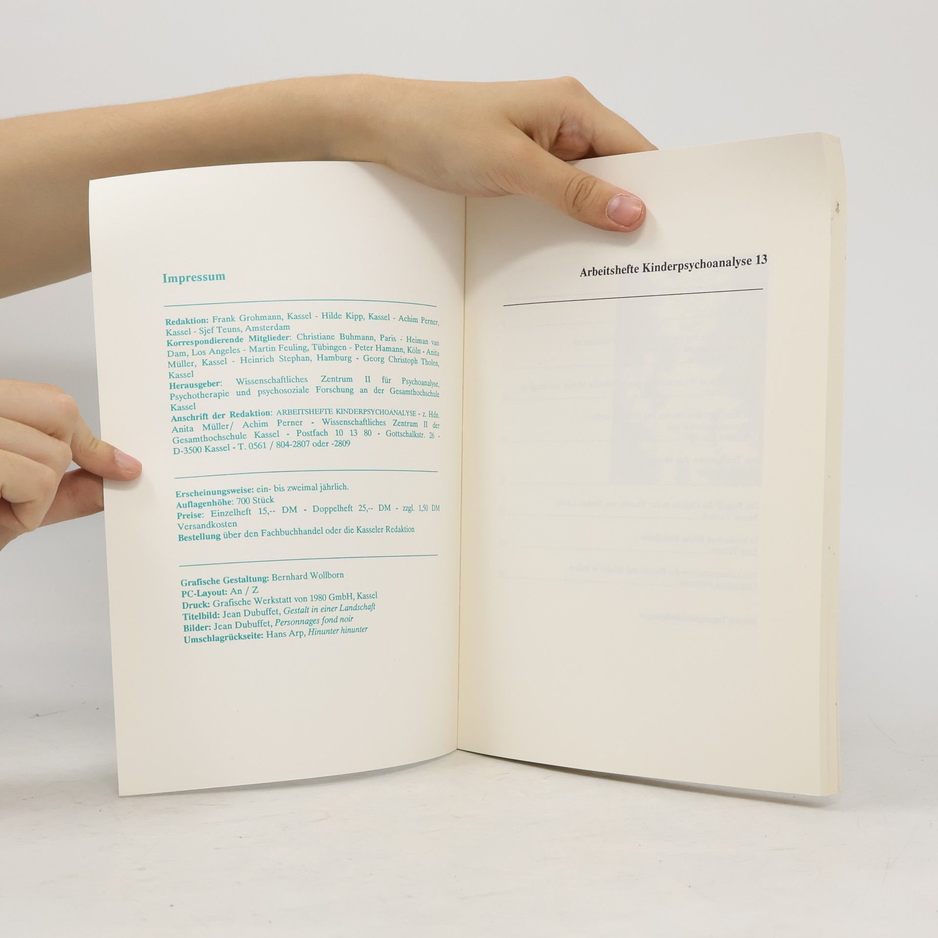 kolektiv Arbeitshefte Kinderpsychoanalyse 13