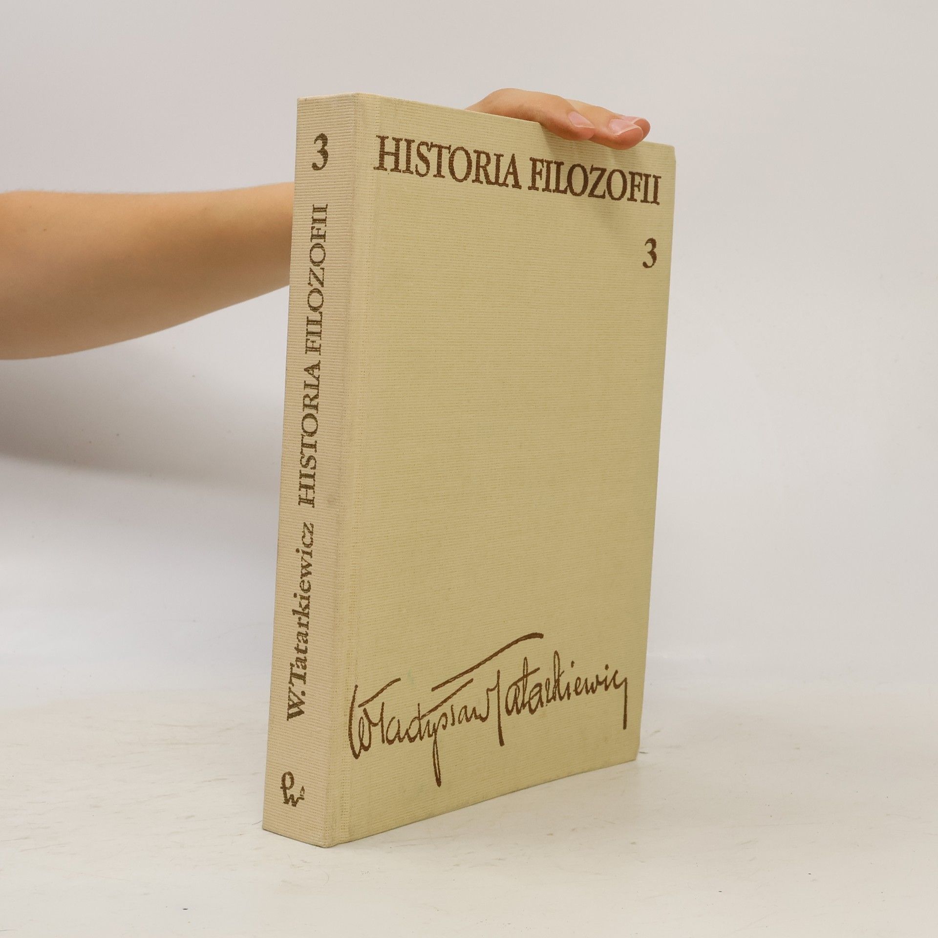 Władysław Tatarkiewicz Historia filozofii 3