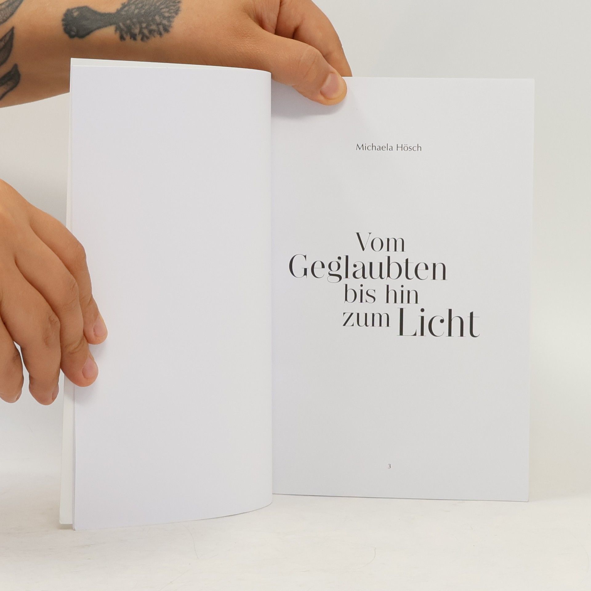 Michaela Hösch Vom Geglaubten bis hin zum Licht