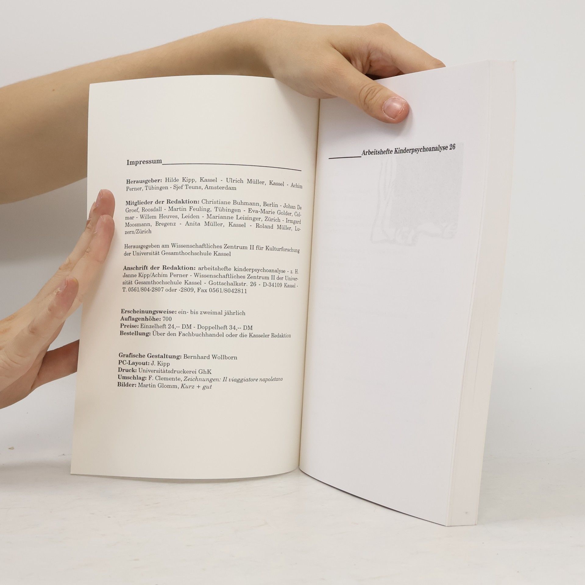 Collectif d'auteurs Arbeitshefte Kinderpsychoanalyse 26