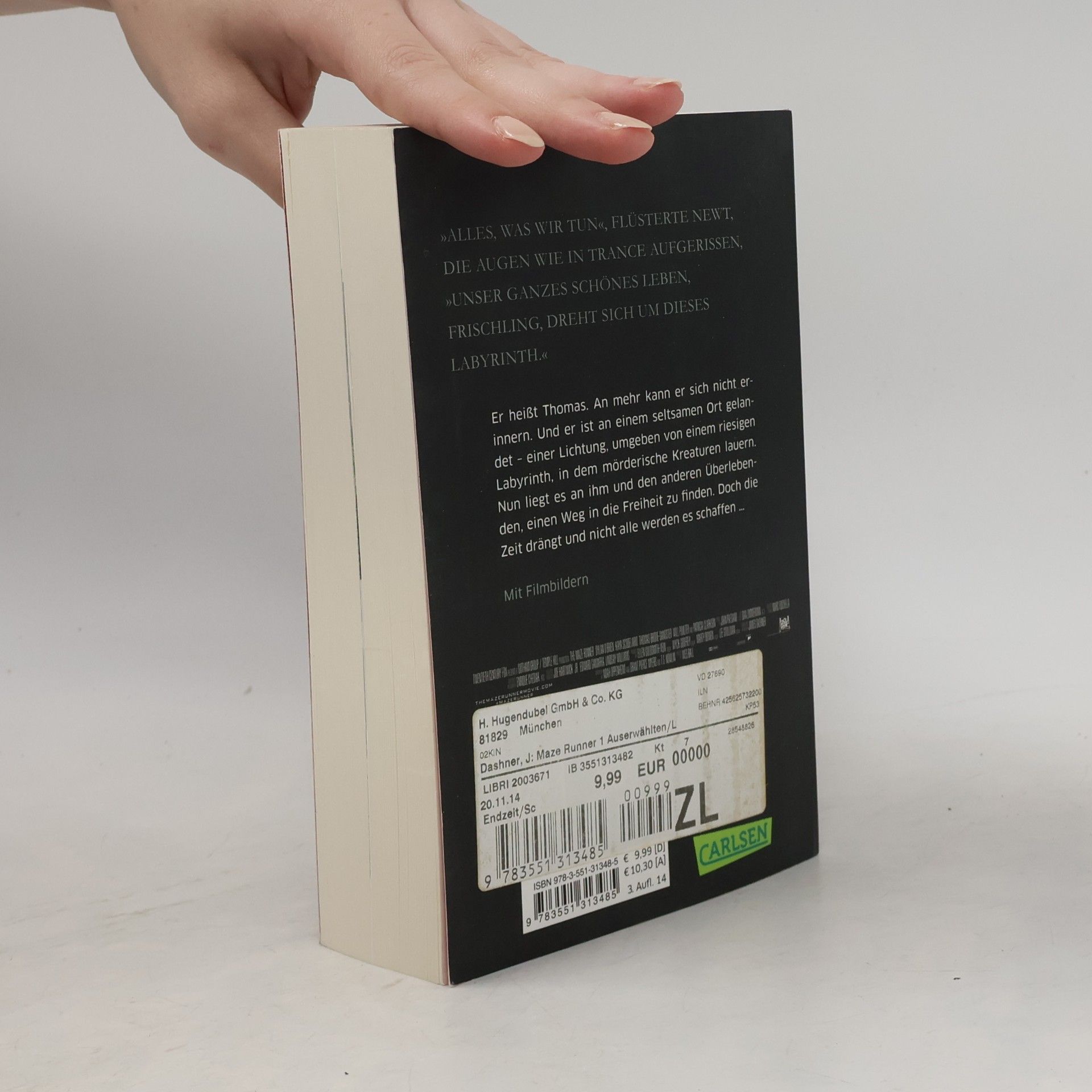 James Dashner Maze Runner, die Auserwählten im Labyrinth