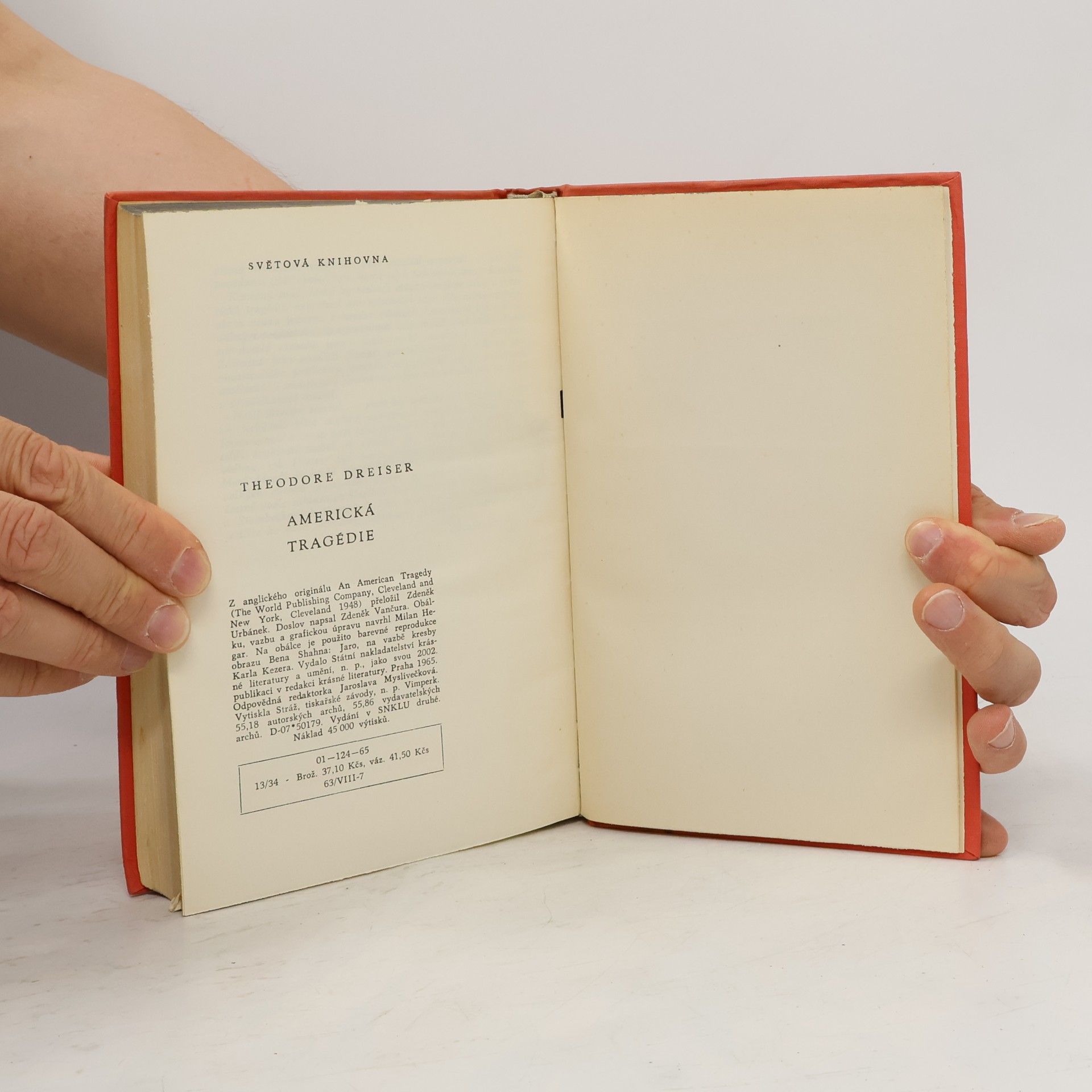 Theodore Dreiser Americká tragédie