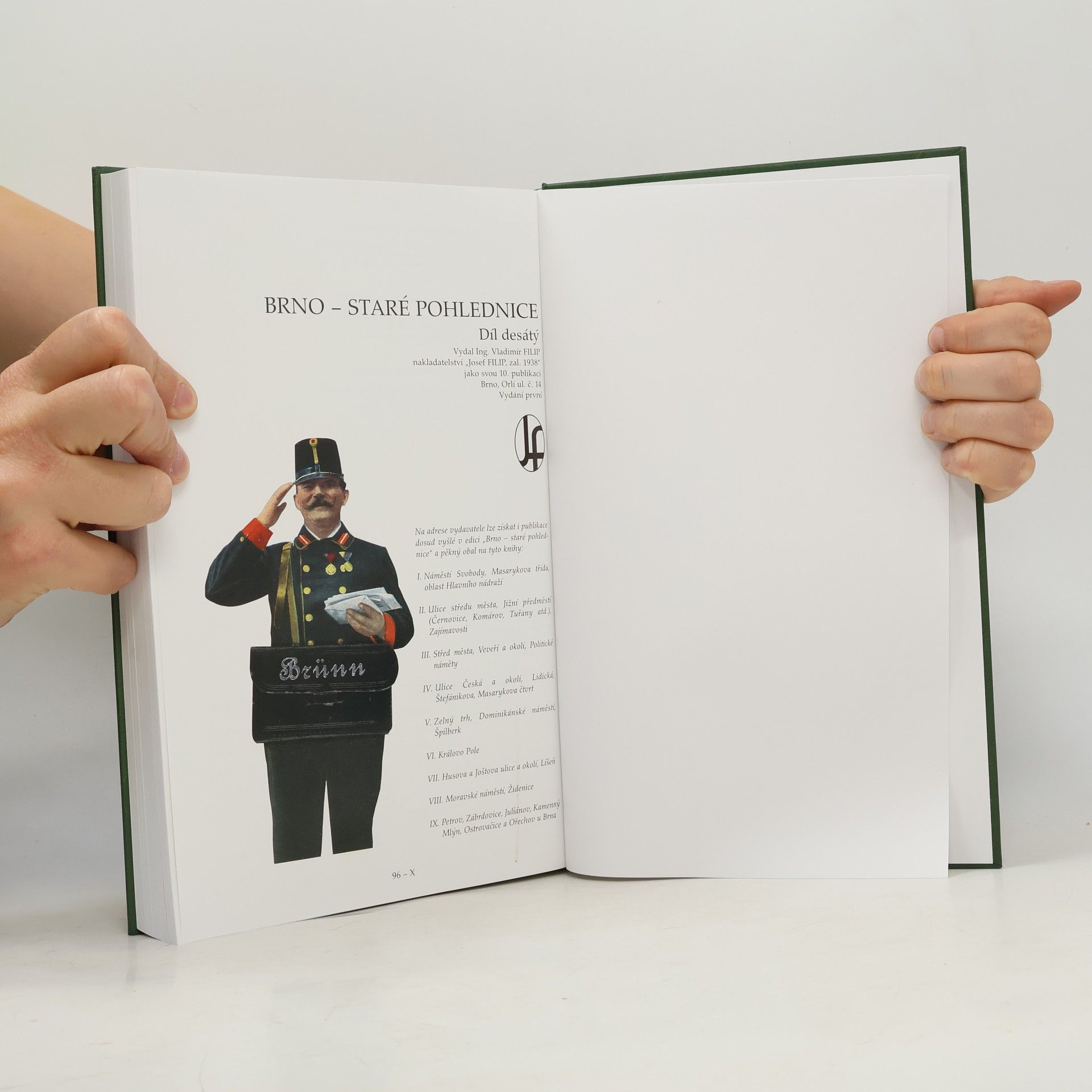 Vladimír Filip Brno. Staré pohlednice. Alte Postkarten. Old Pictures VI.-X.