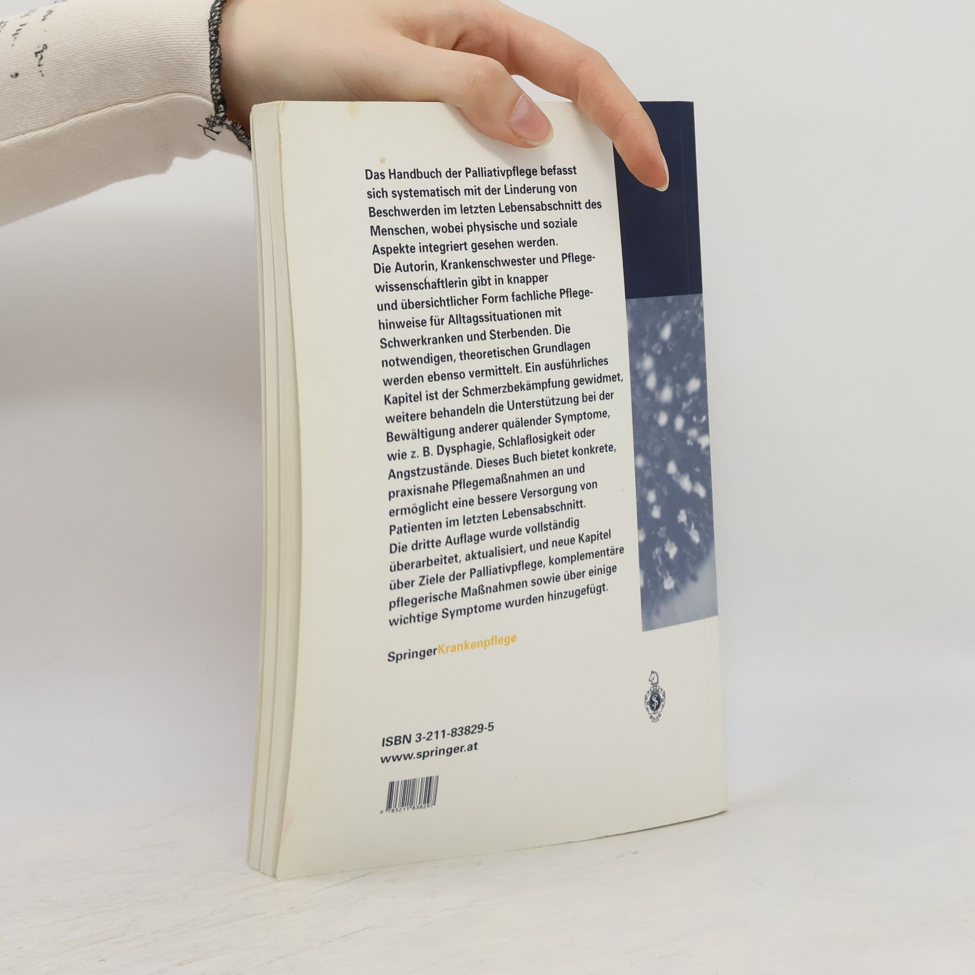 Monique Weissenberger Leduc Handbuch der Palliativpflege