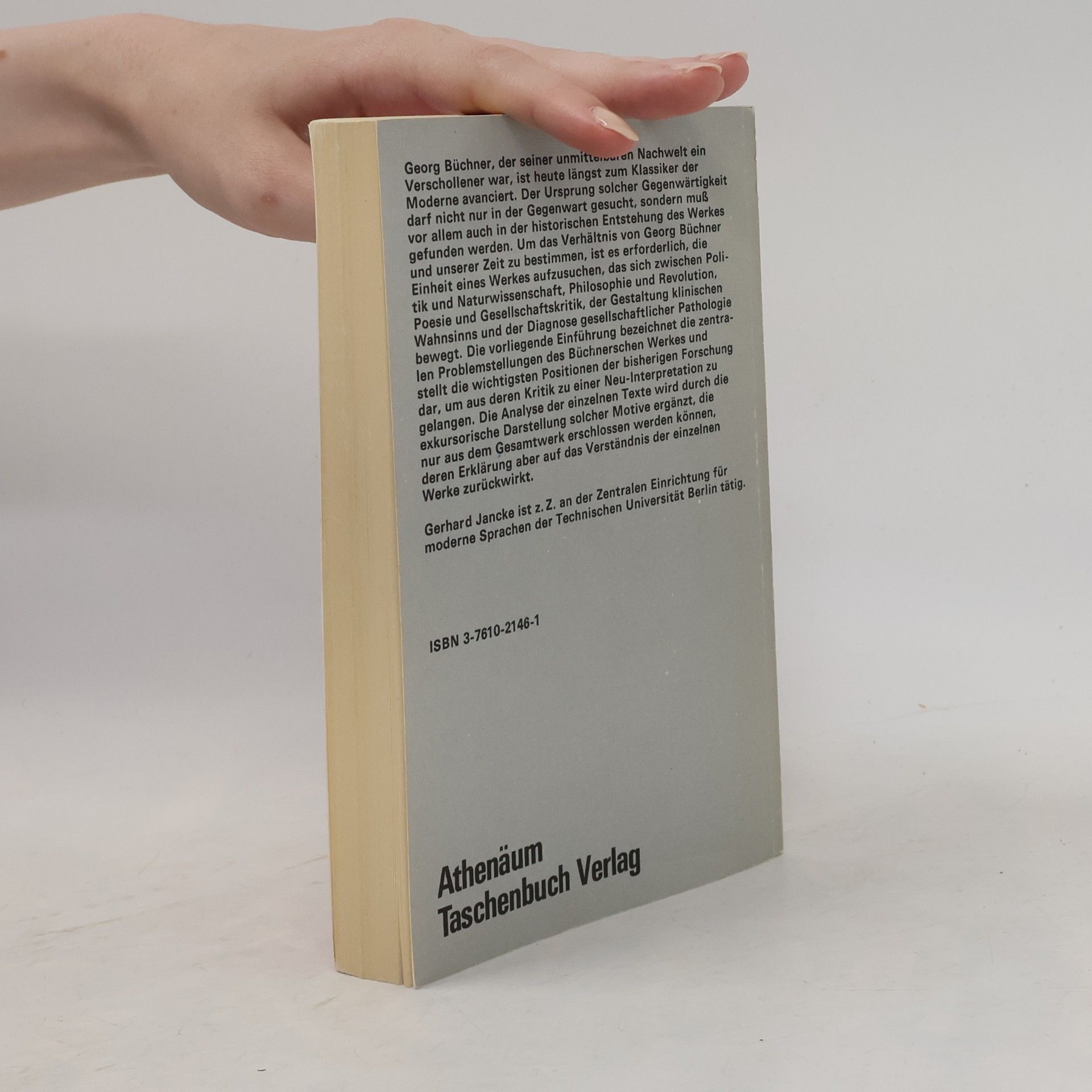 Gerhard Jancke Georg Büchner - 3. Auflage