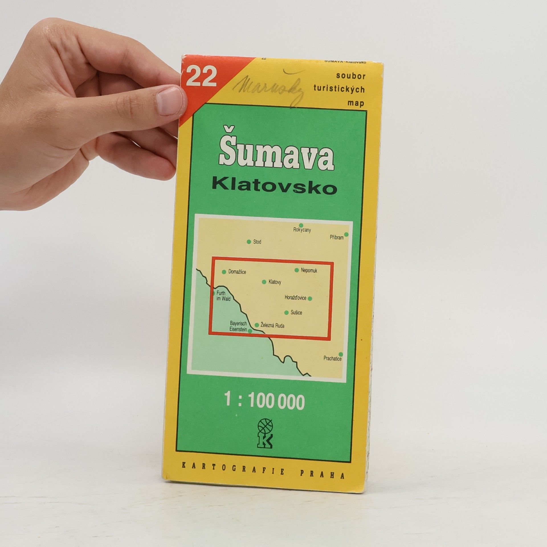 Kartografie Praha Šumava - Klatovsko 1:100 000