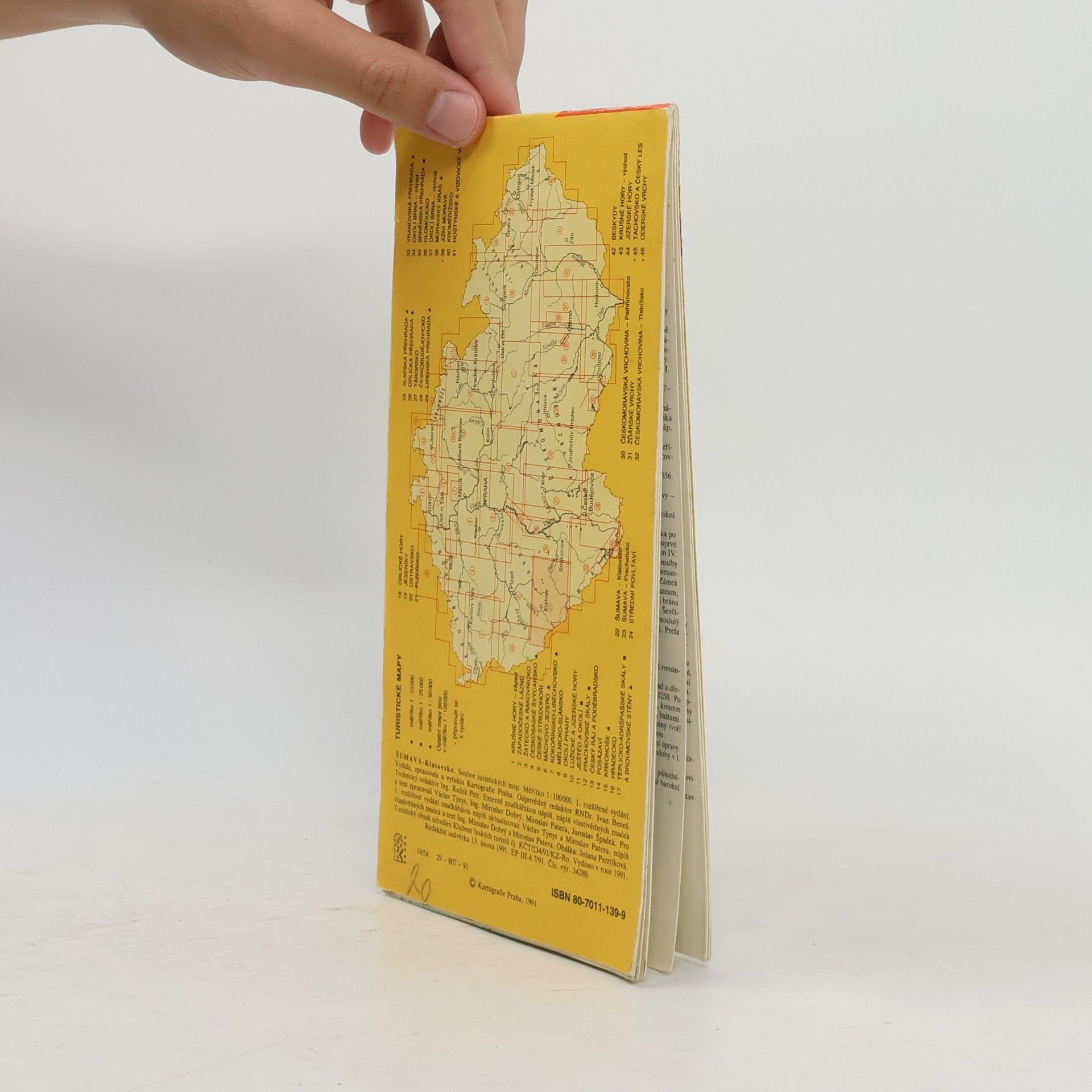 Kartografie Praha Šumava - Klatovsko 1:100 000