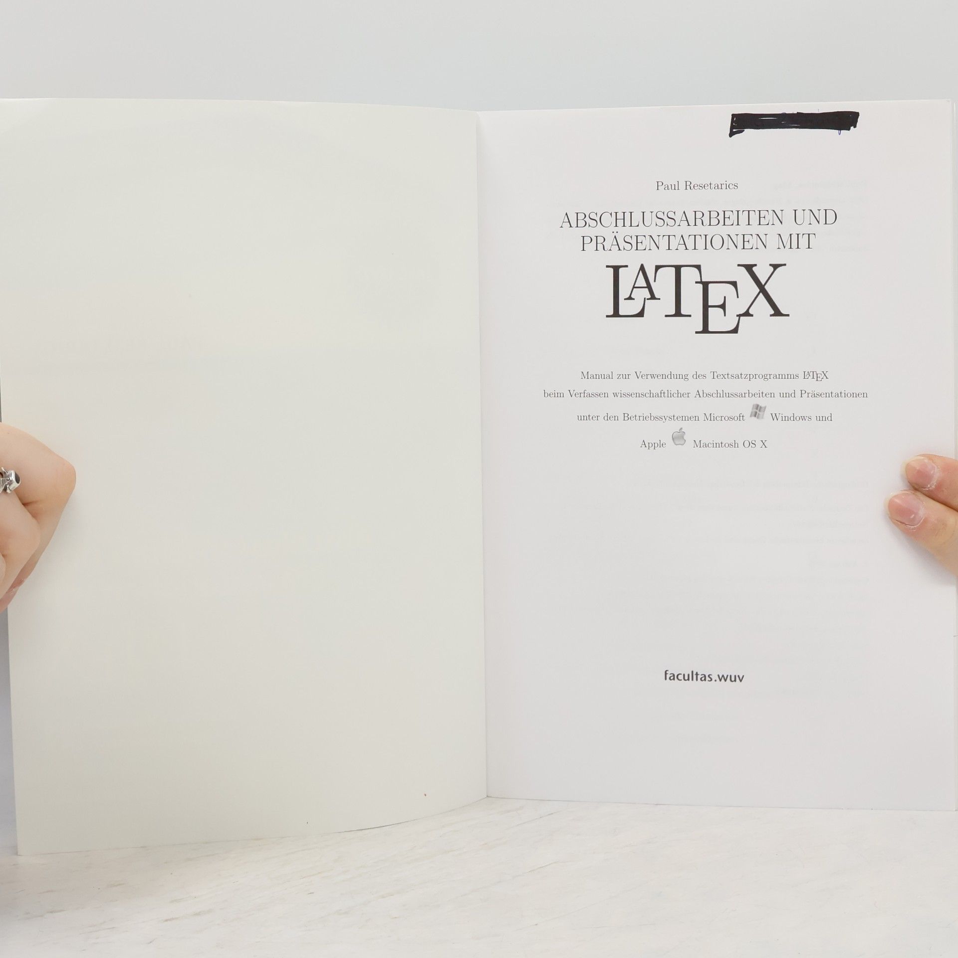 Paul Resetarics Abschlussarbeiten und Präsentationen mit LATEX