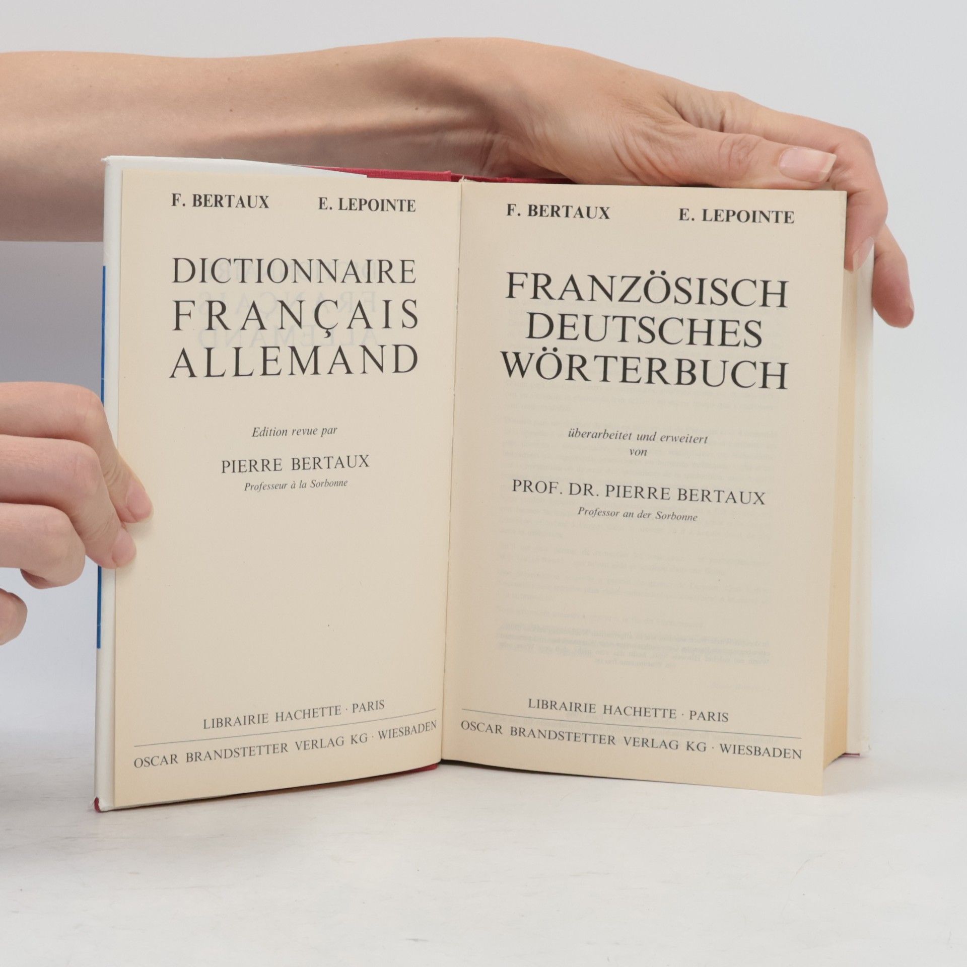 Various authors Dictionnaire Français-Allemand. Französisch-Deutsches Wörterbuch