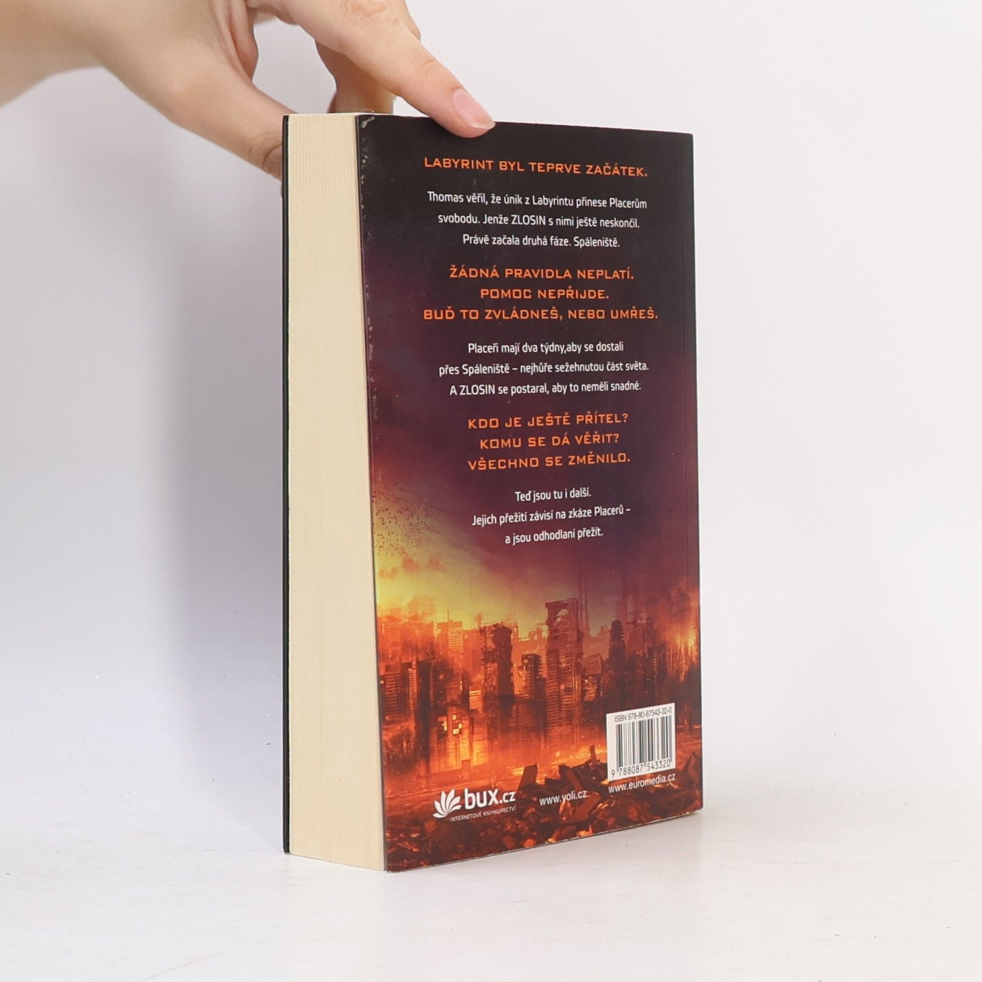 James Dashner Labyrint. 2, Spáleniště: zkouška