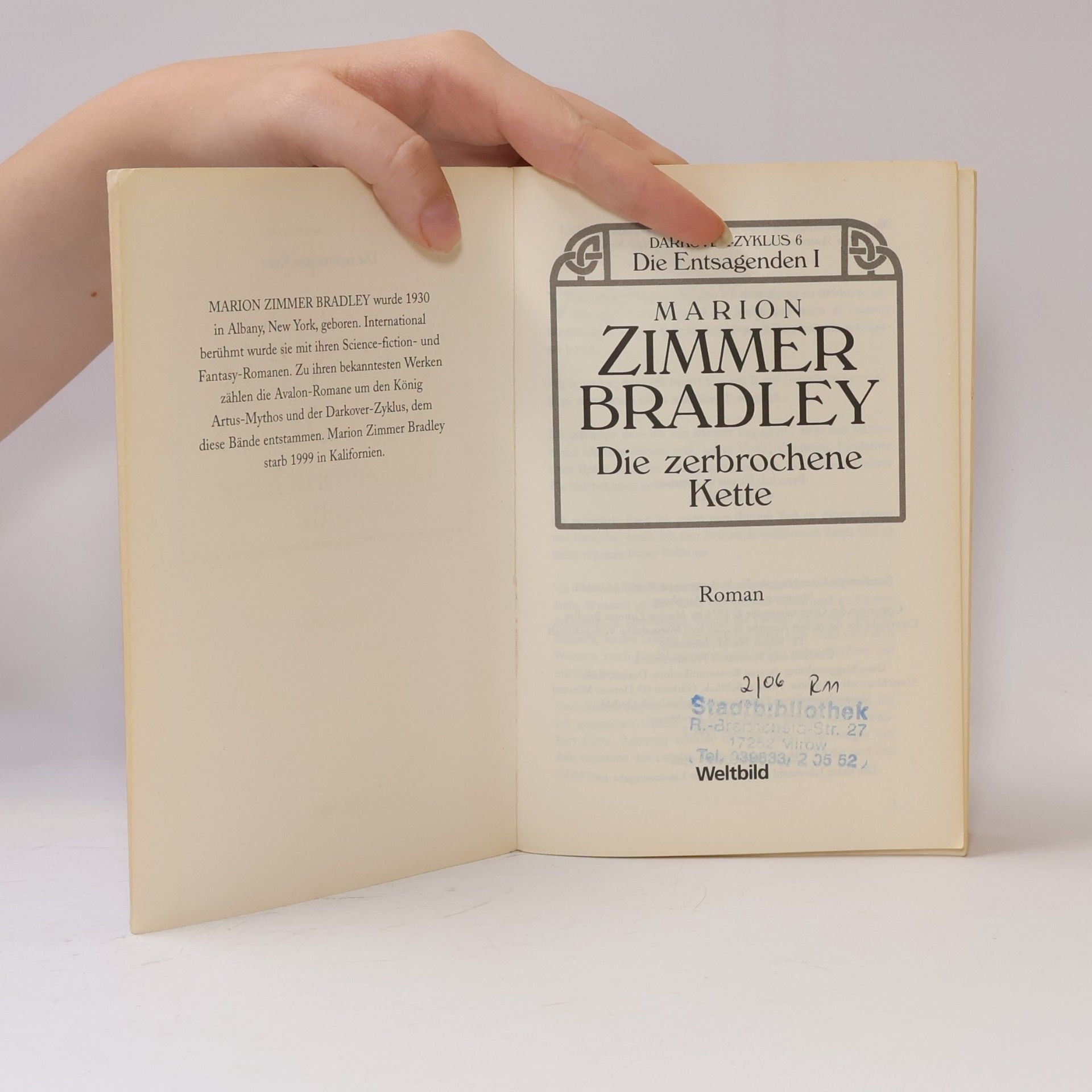 Marion Zimmer Bradley Die zerbrochene Kette
