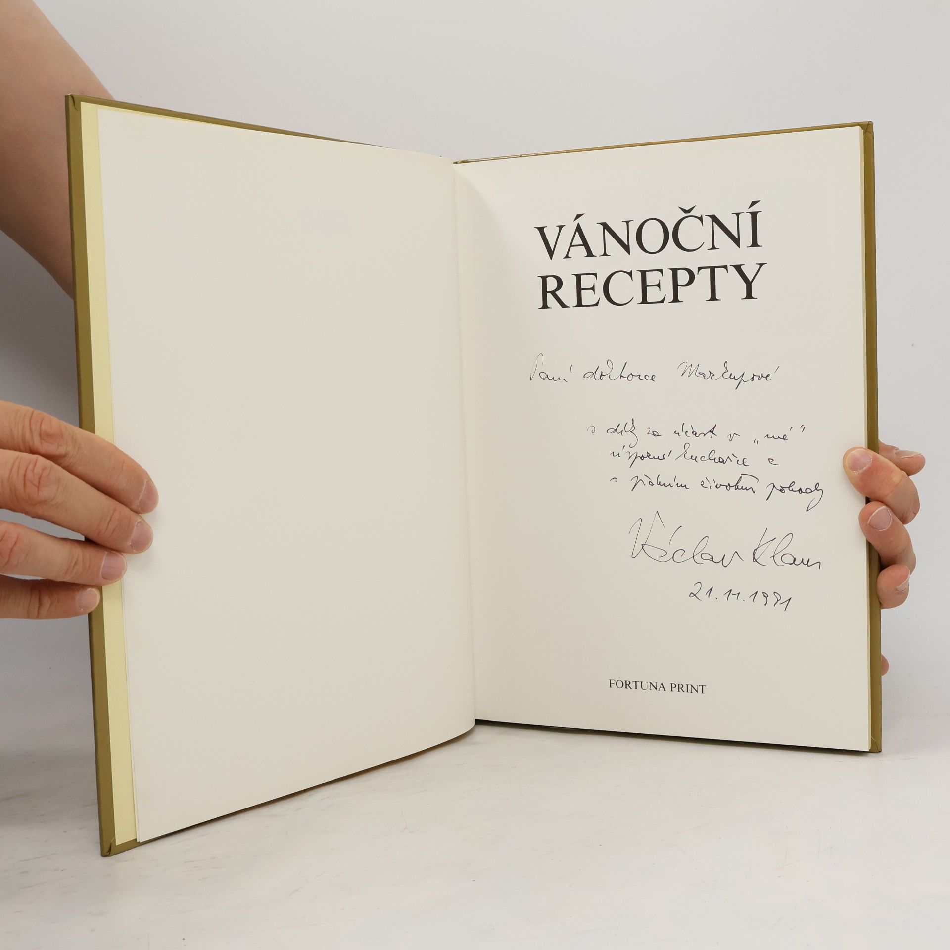 Andrea Schejbalová Vánoční recepty