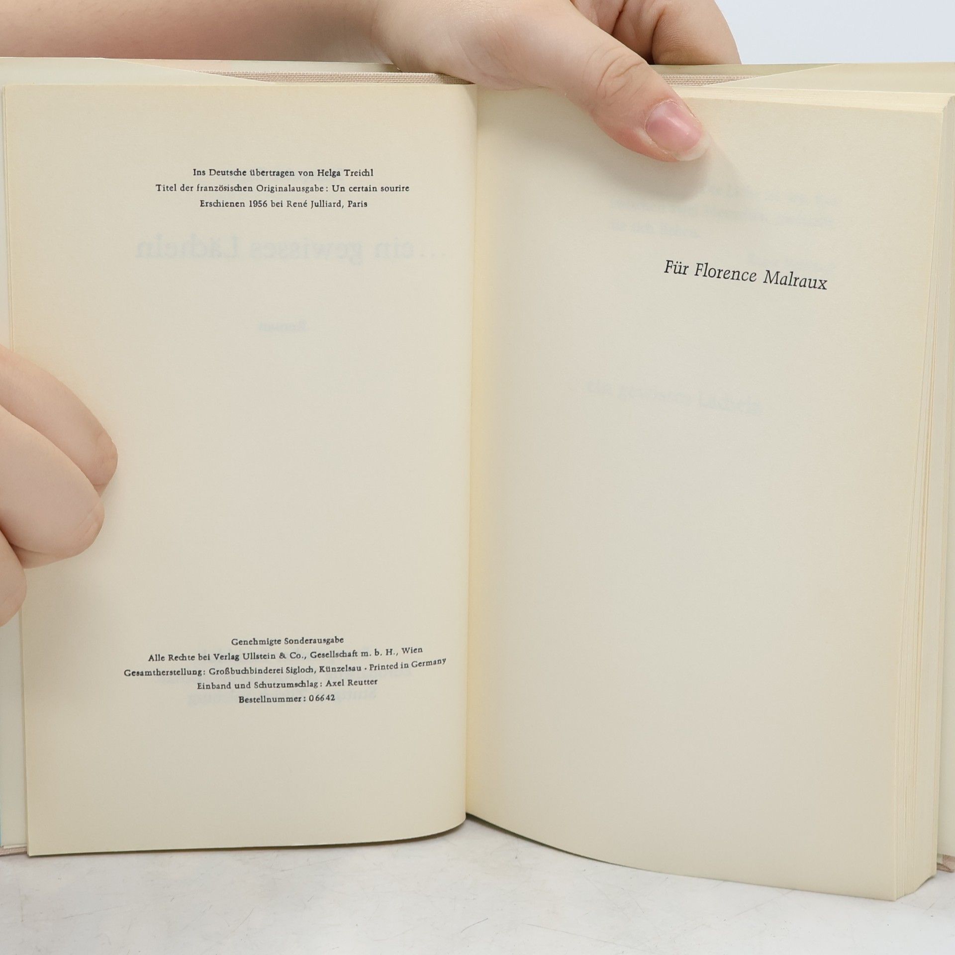 Françoise Sagan Ein Gewisses Lächeln