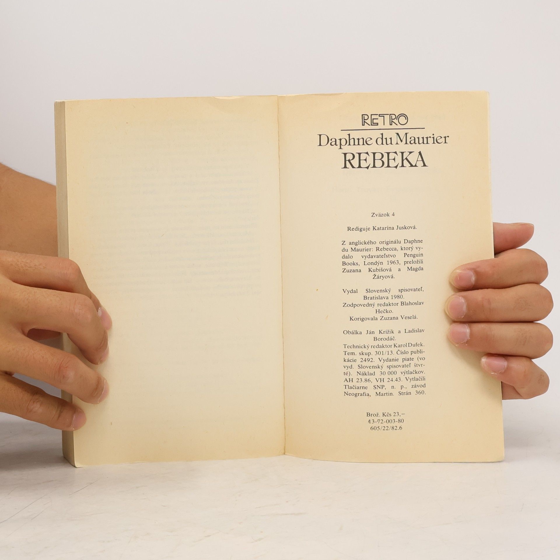 Daphne Du Maurier Rebeka