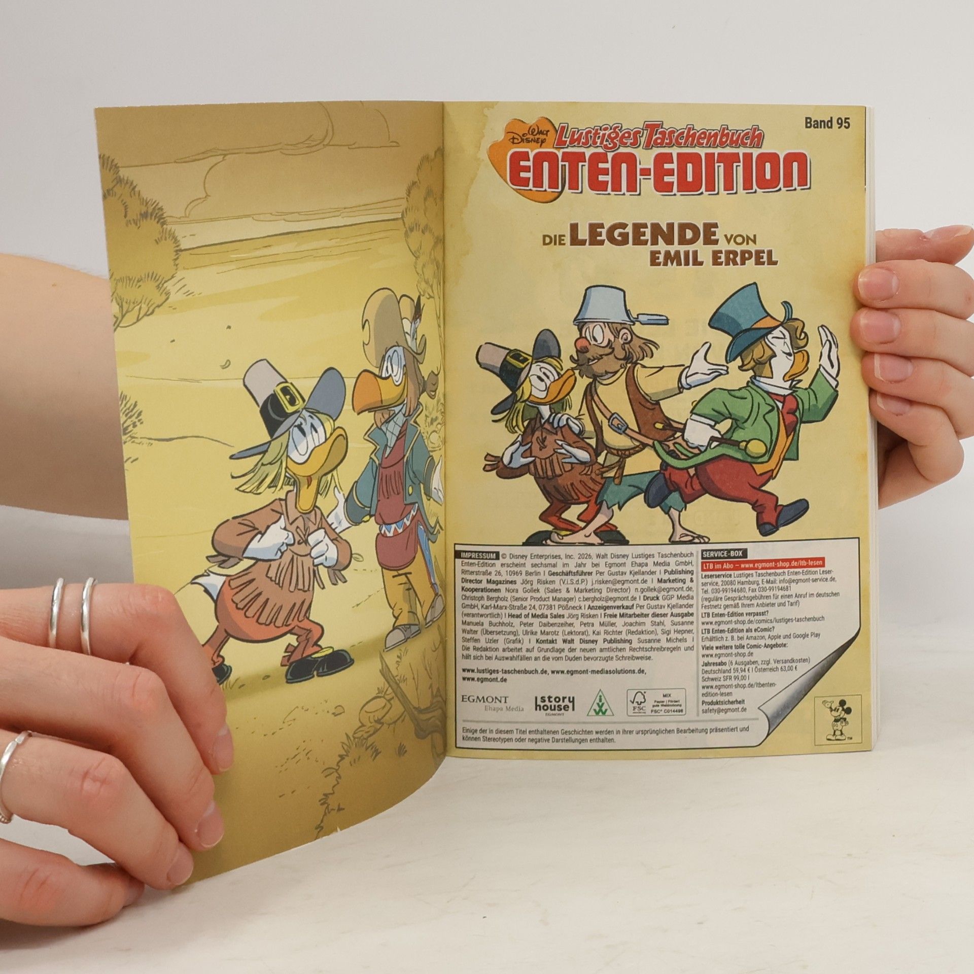 Autorenkollektiv Lustiges Taschenbuch Enten-Edition. Band 95. Die Legende von Emil Erpel