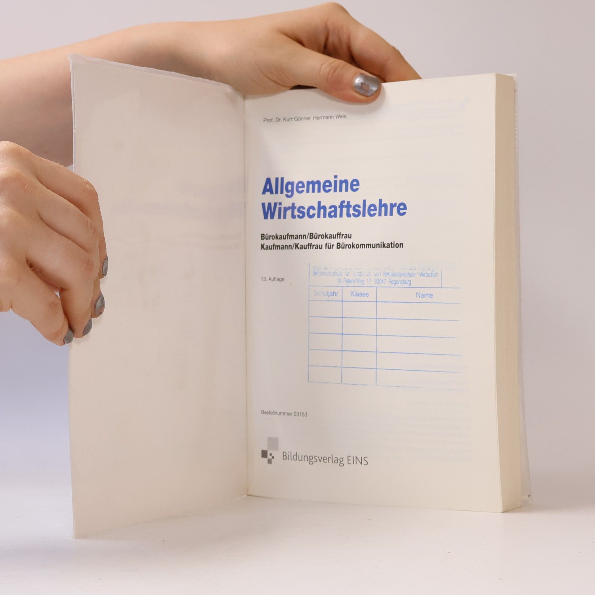 Kolektiv autorů Allgemeine Wirtschaftslehre