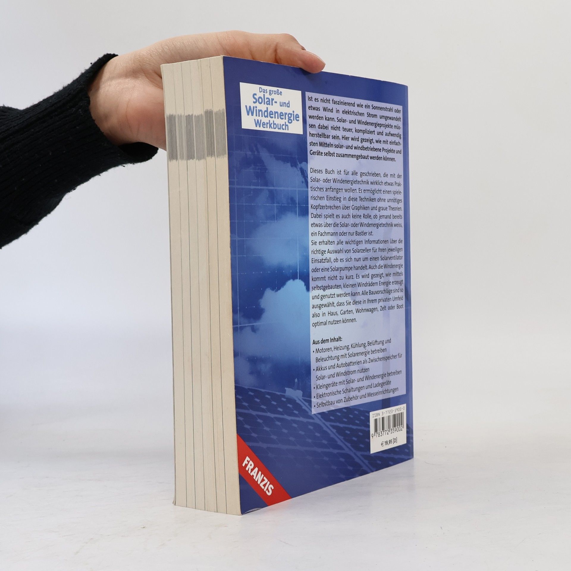 Bo Hanus Das große Solar- und Windenergie Werkbuch