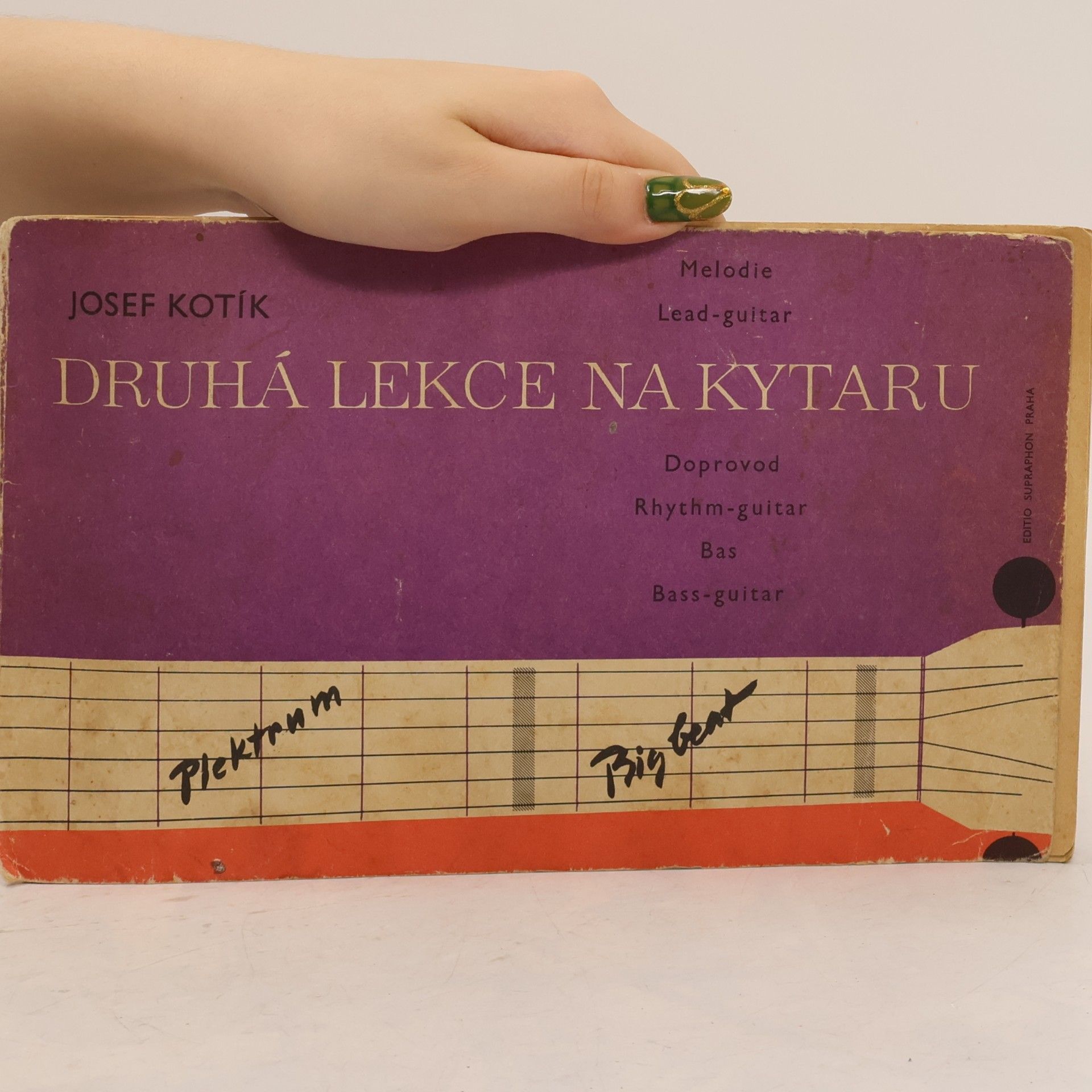 Josef Kotík Druhá lekce na kytaru. Melodie - doprovod - bas