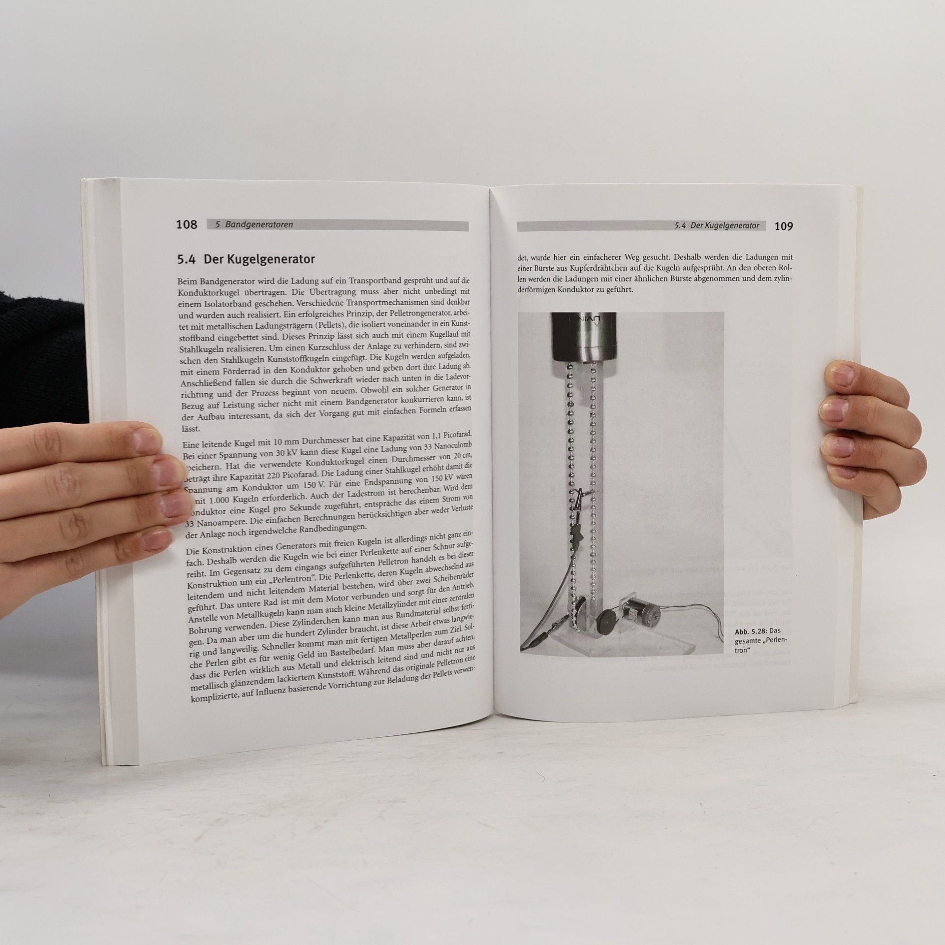 Thomas Rapp Experimente mit elektrostatischen Phänomenen