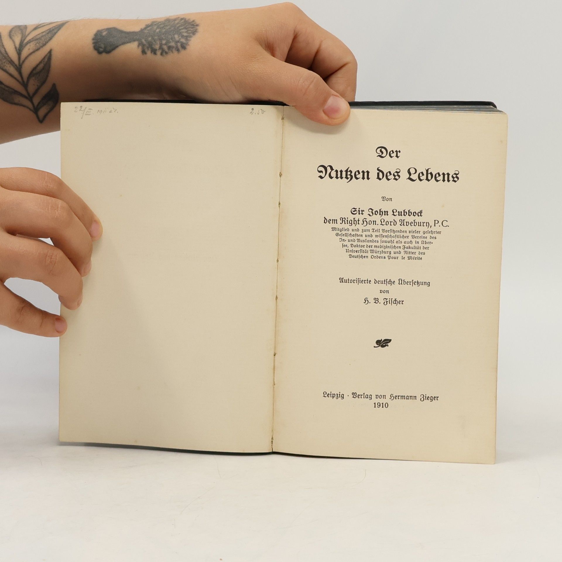 John Lubbock Der Nutzen des Lebens