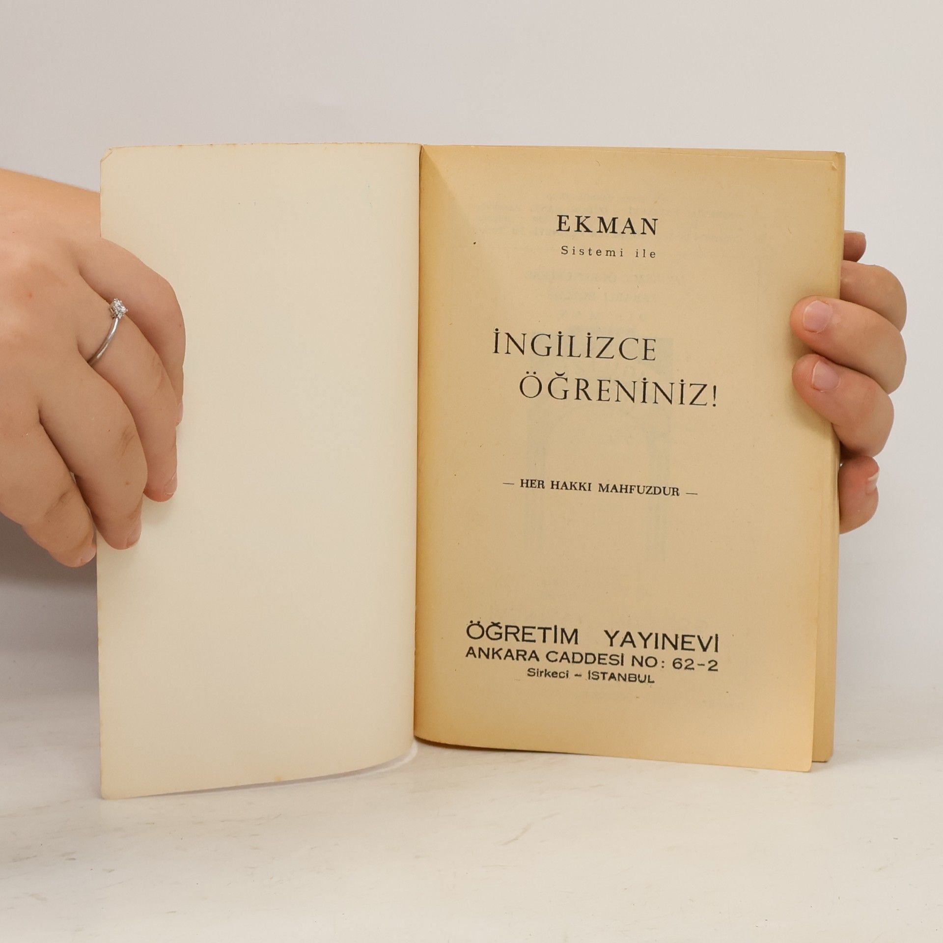Various authors Ekman Sistemi ile İngilizce Öğreniniz!