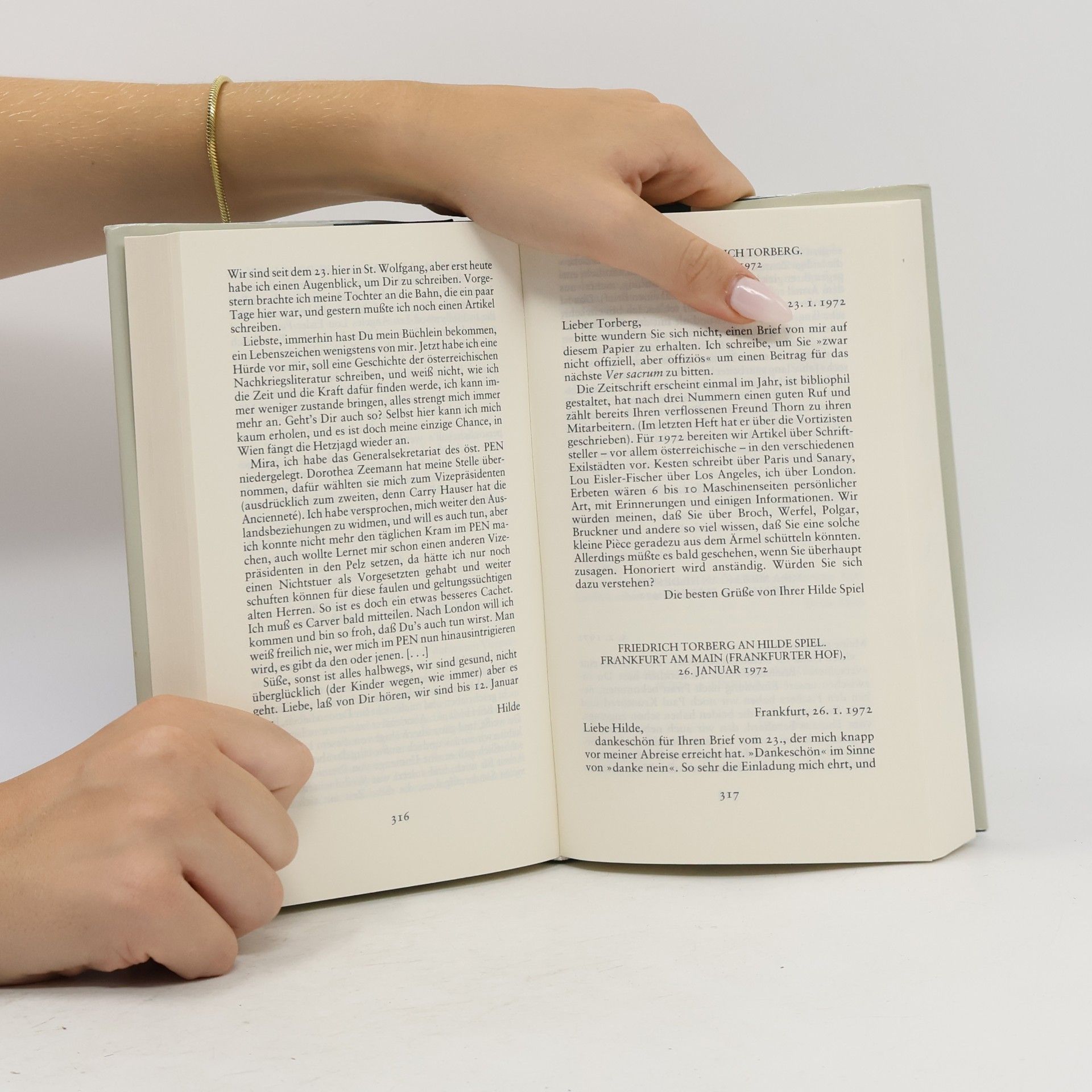 Hilde Spiel Briefwechsel