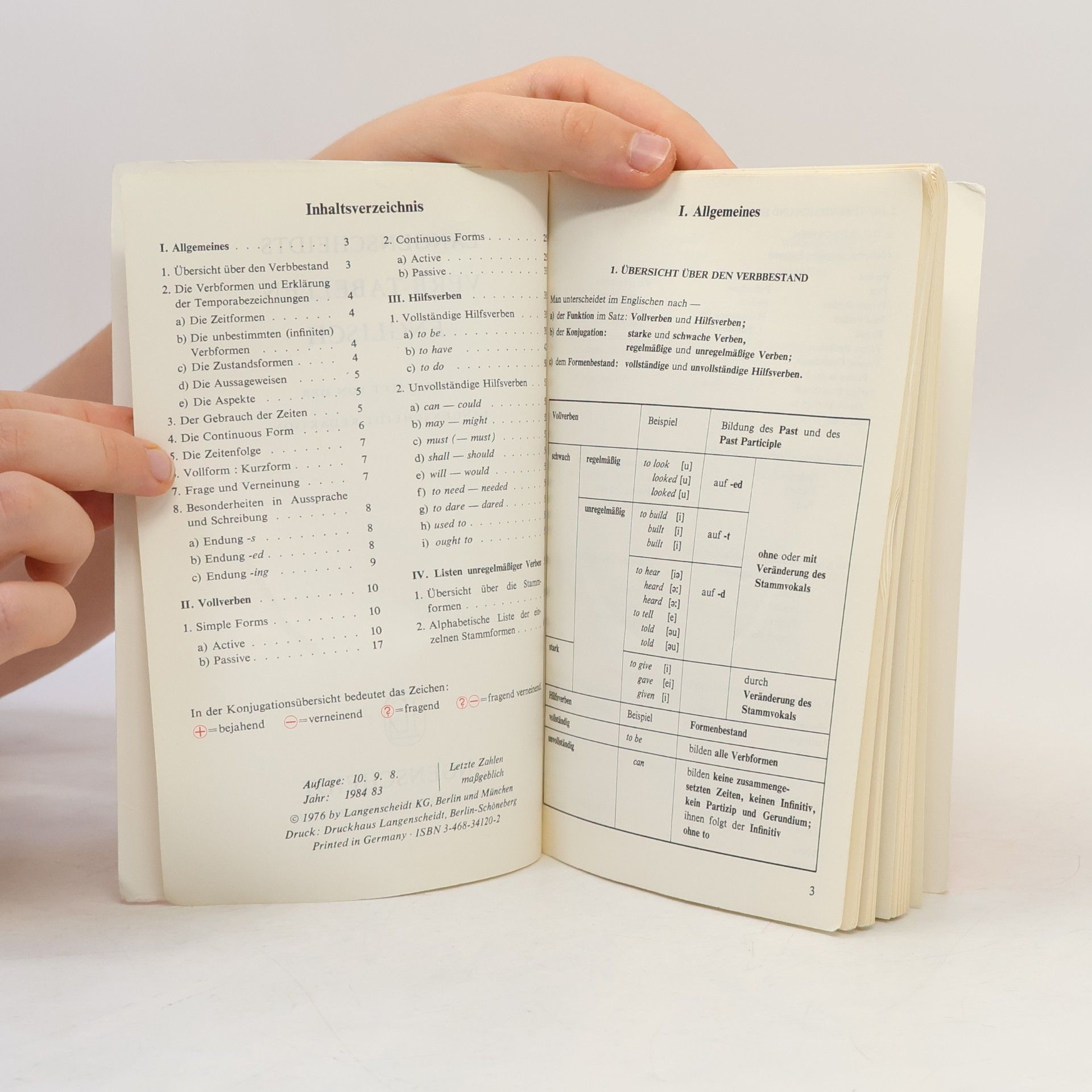 Autorenkollektiv Langenscheidts Verb-Tabellen