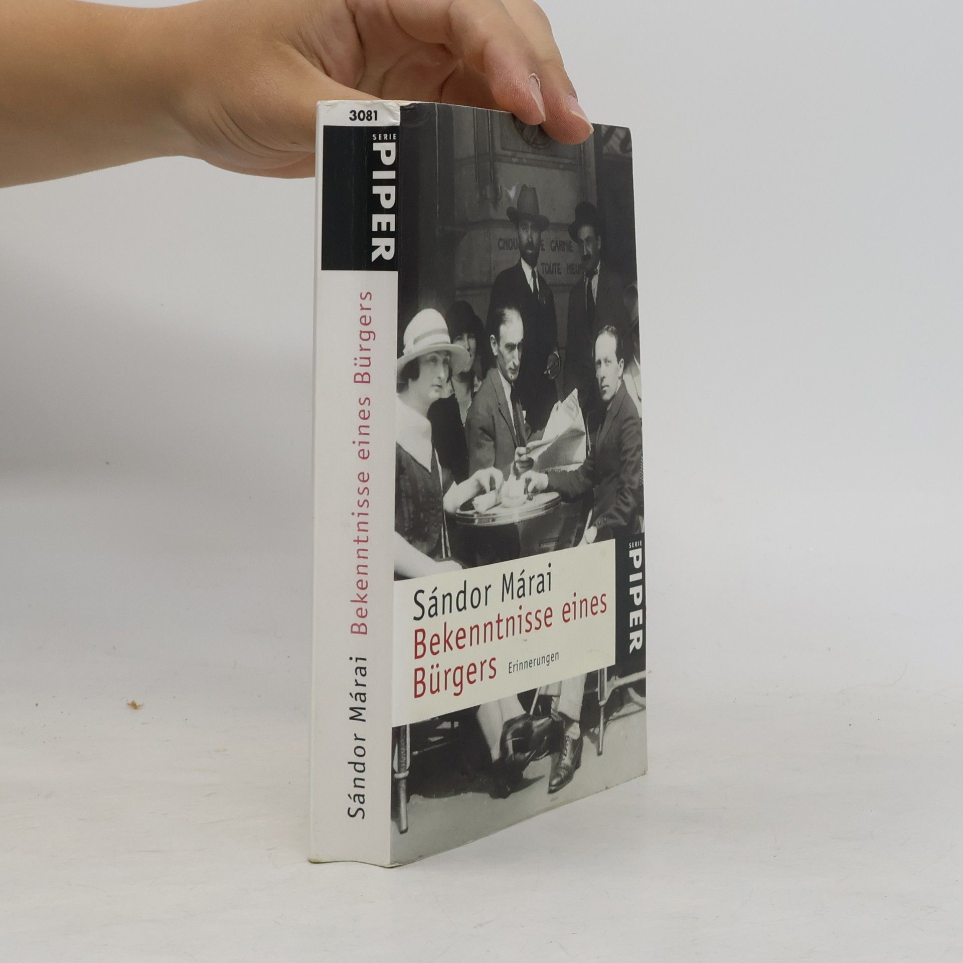Sándor Márai Bekenntnisse eines Bürgers