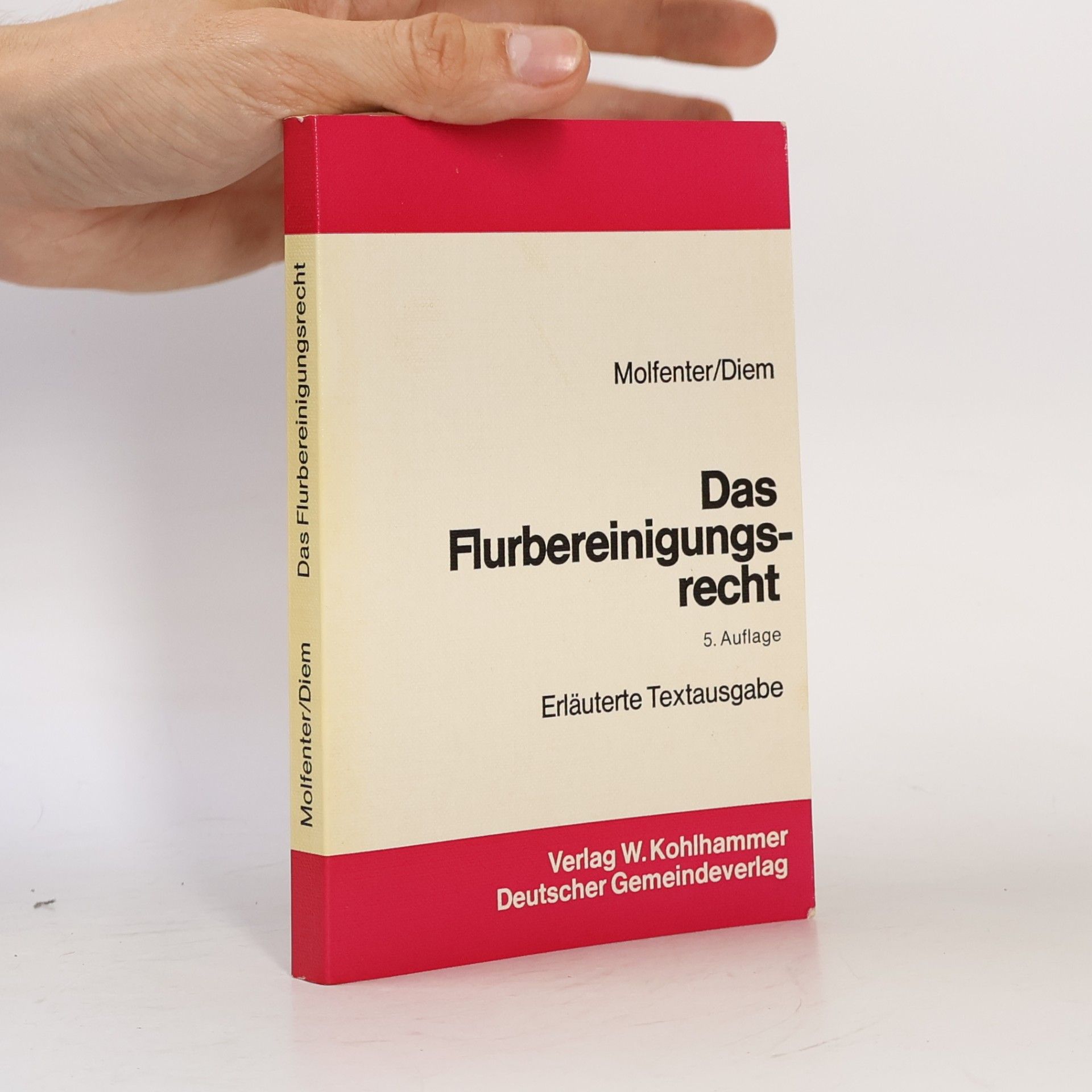 Diem Hubert Das Flurbereinigungsrecht