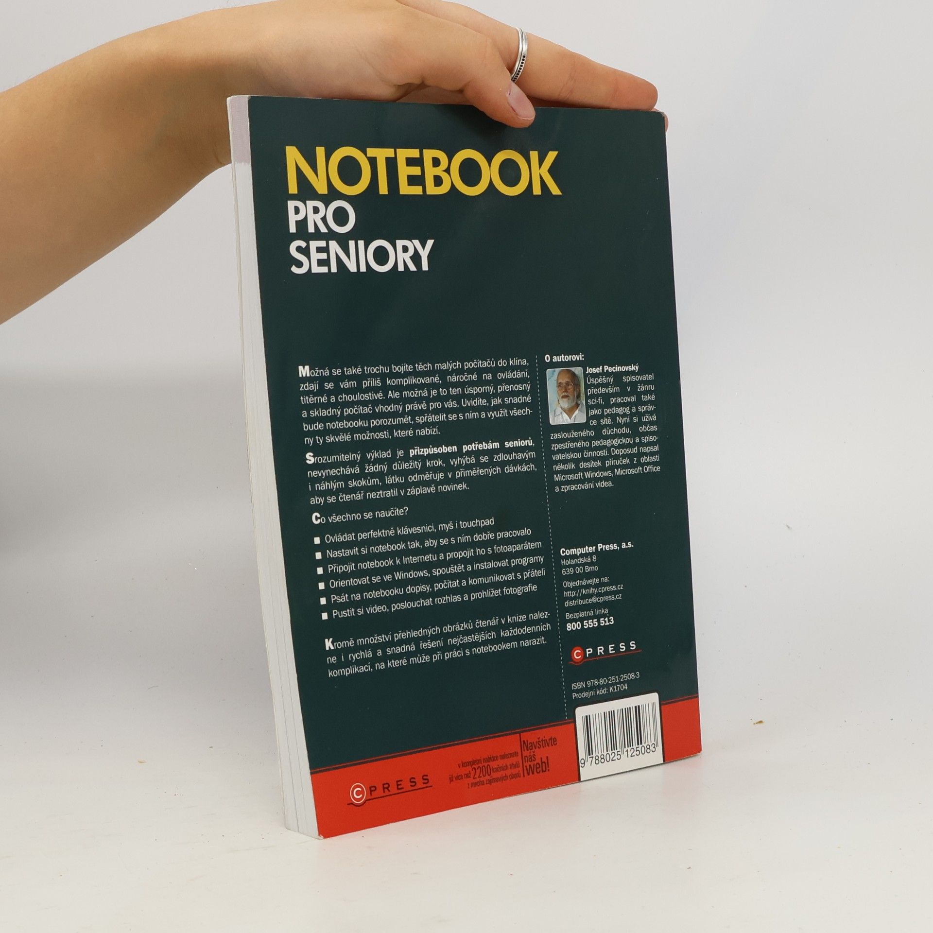 Josef Pecinovský Notebook pro seniory