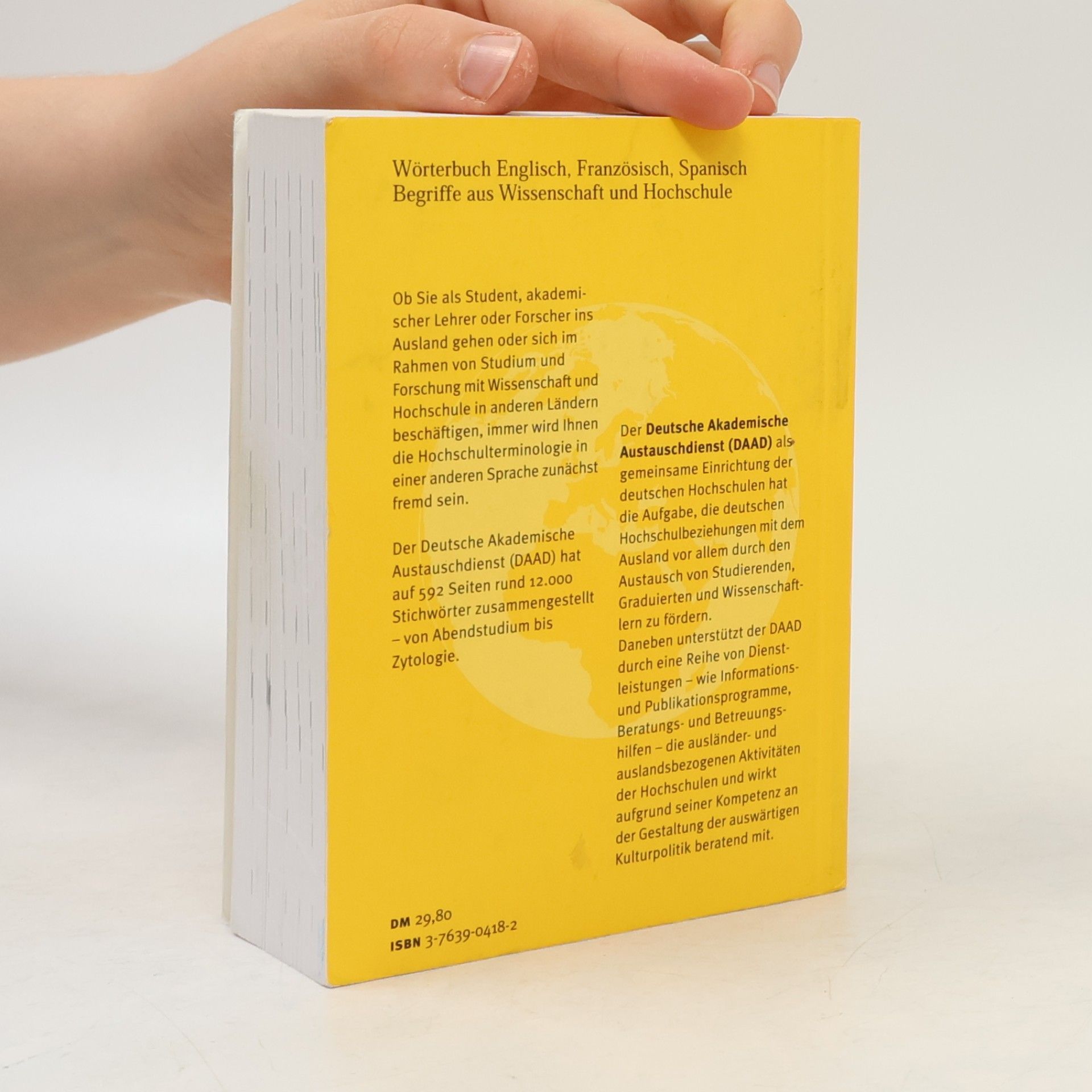 Dorothea Otte Wörterbuch Englisch, Französisch, Spanisch - Begriffe aus Wissenschaft und Hochschule