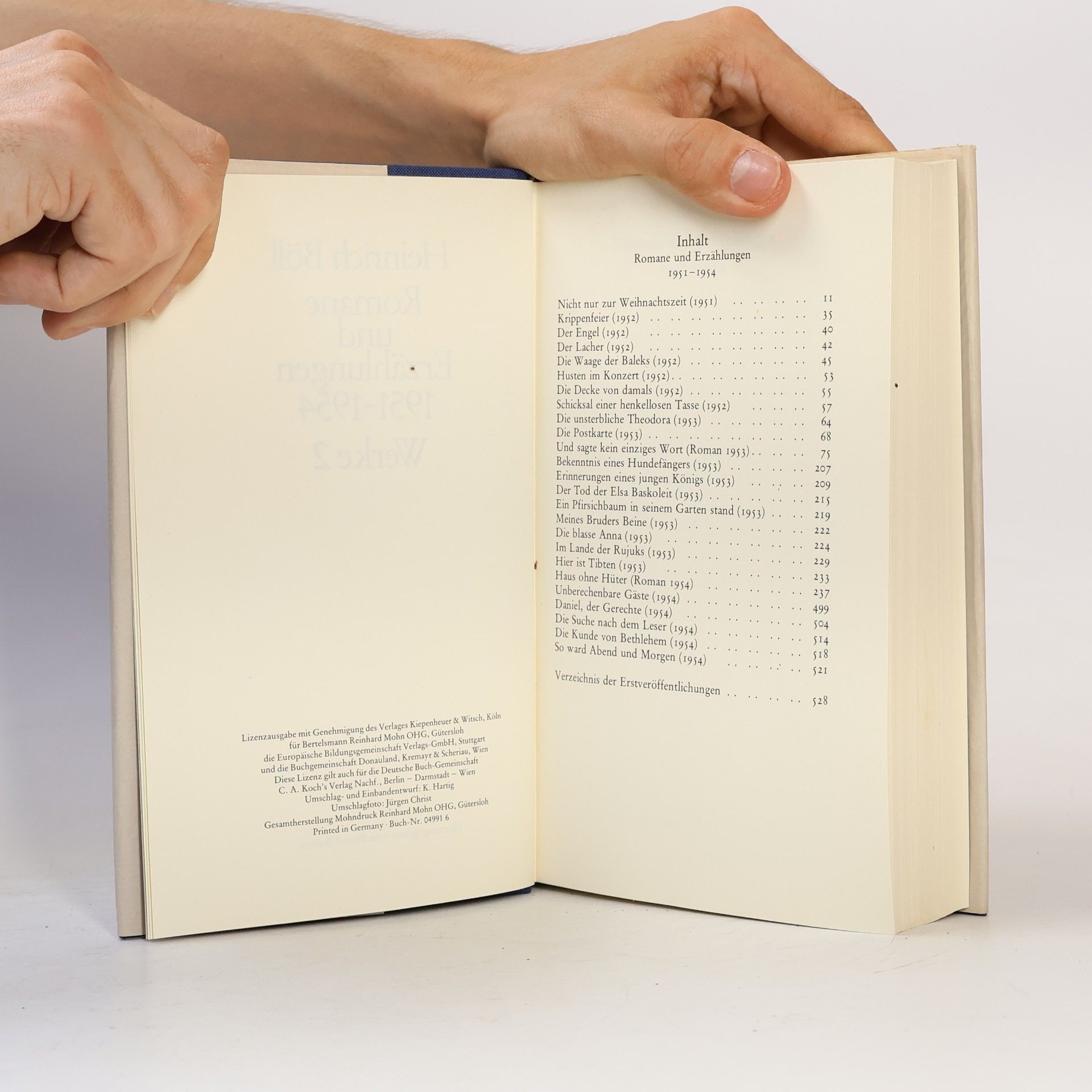 Heinrich Böll Romane und Erzählungen 1951-1954