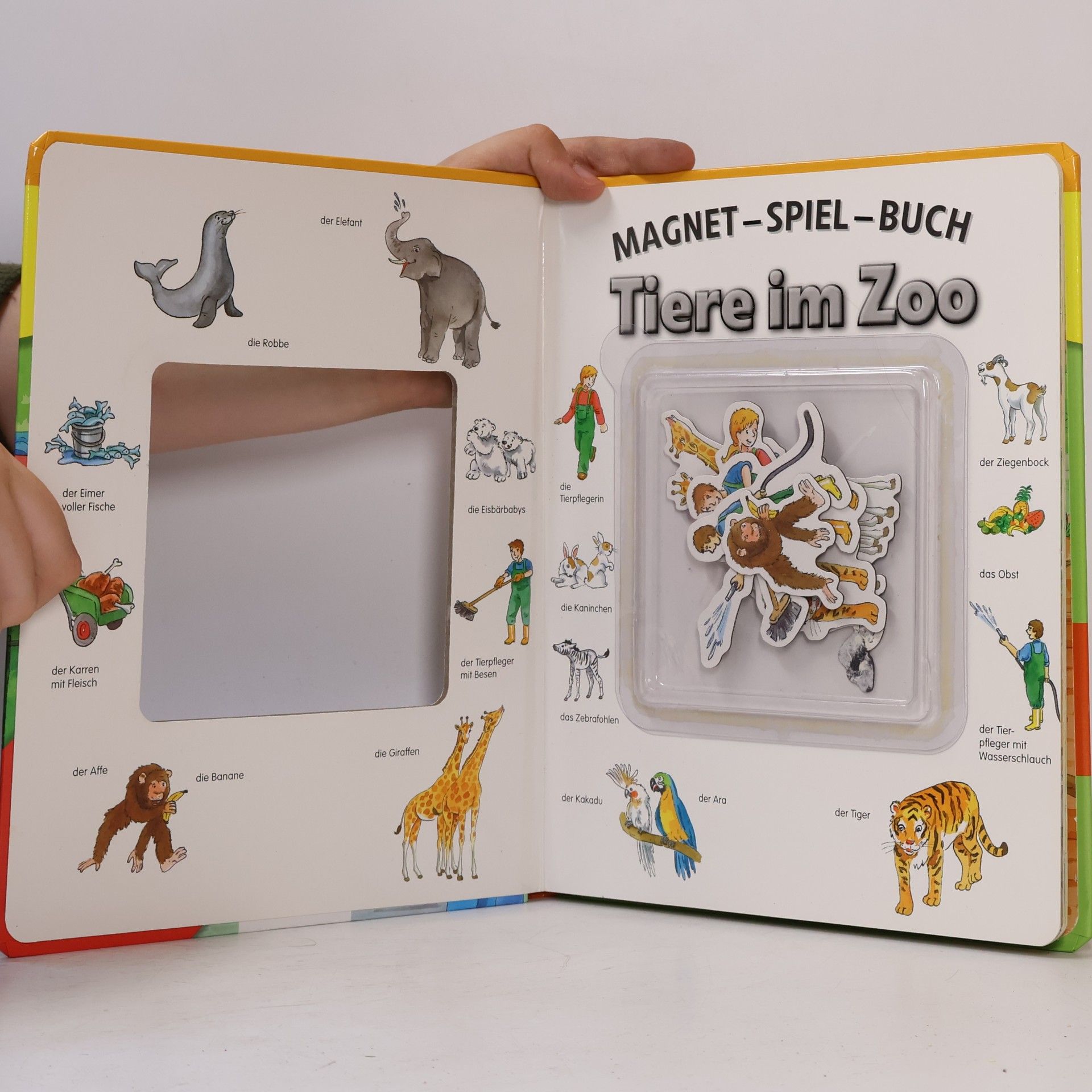 Autorenkollektiv Tiere im ZOO. Magnet-Spiel-Buch