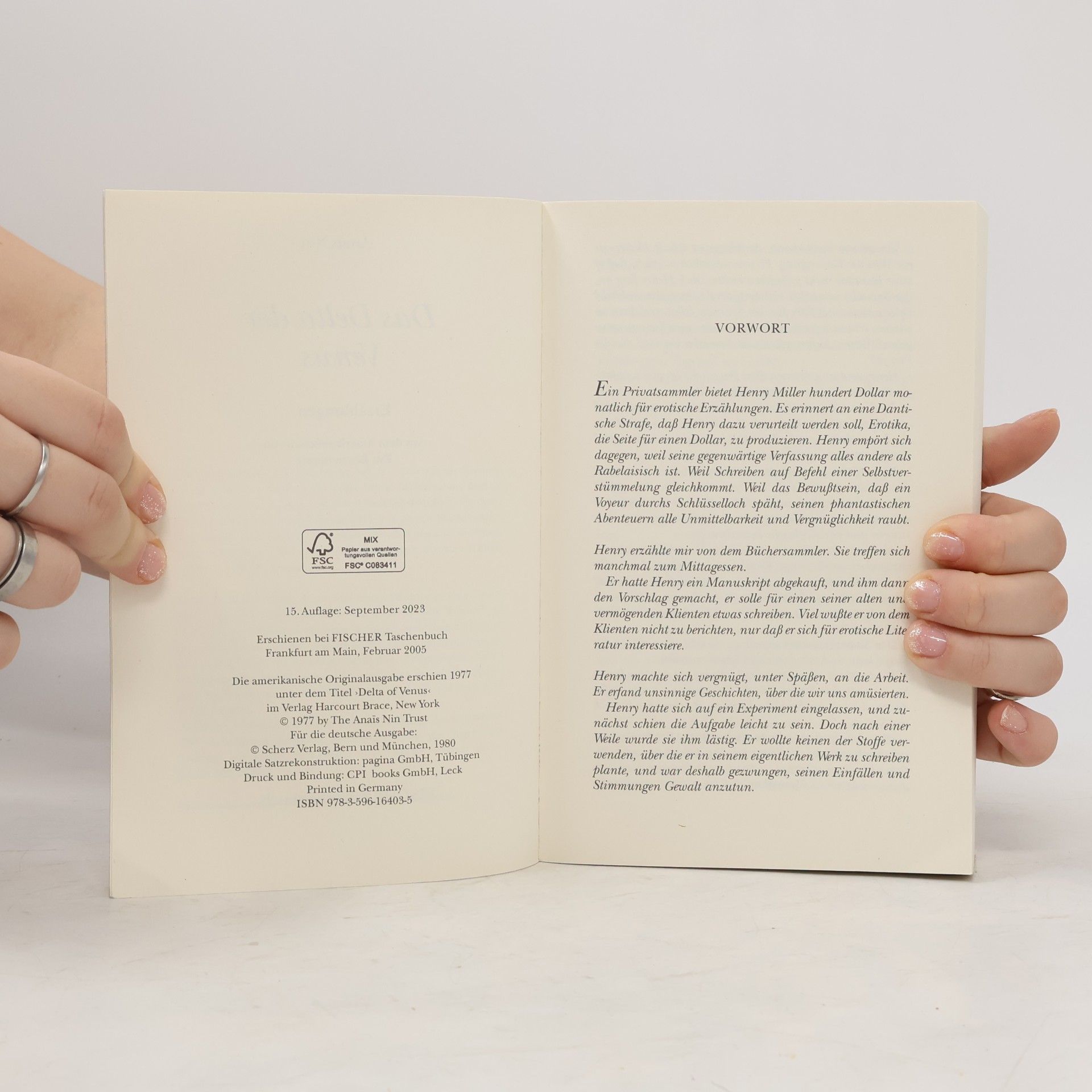 Anaïs Nin Das Delta der Venus