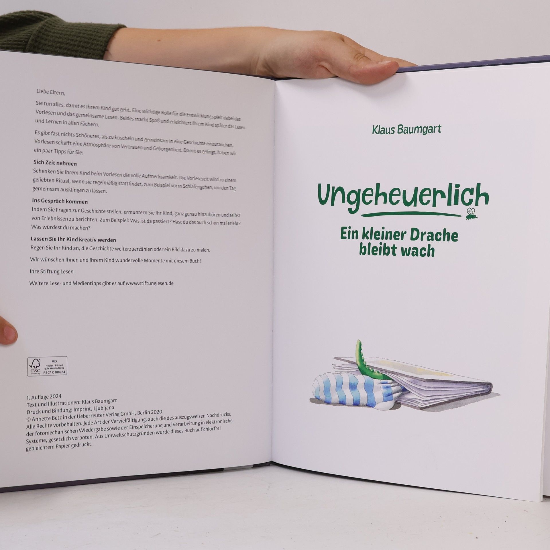 Klaus Baumgart Ungeheuerlich. Ein kleiner Drache bleibt wach
