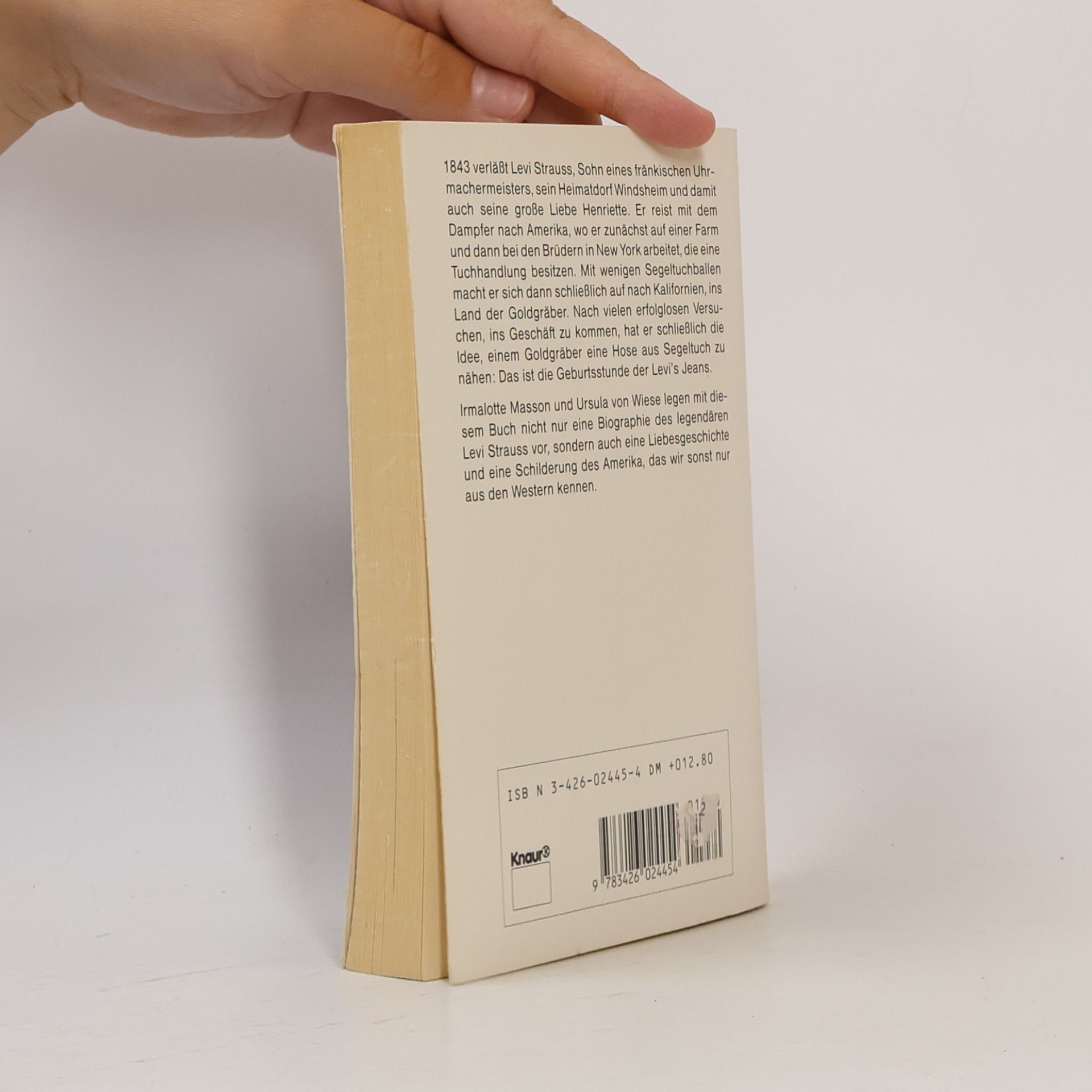 Irmalotte Masson Knaur Taschenbücher. Biographien: Die Levi-Strauss-Saga