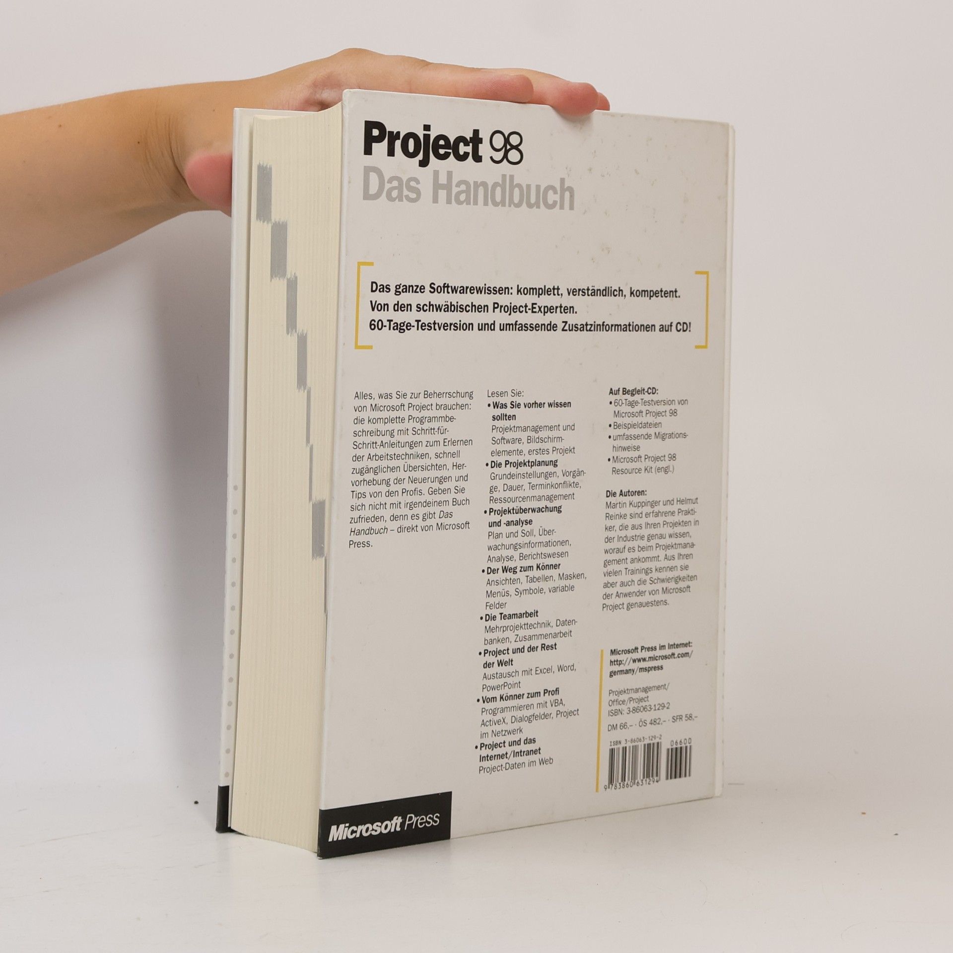 Autorenkollektiv Microsoft Project 98 - das Handbuch