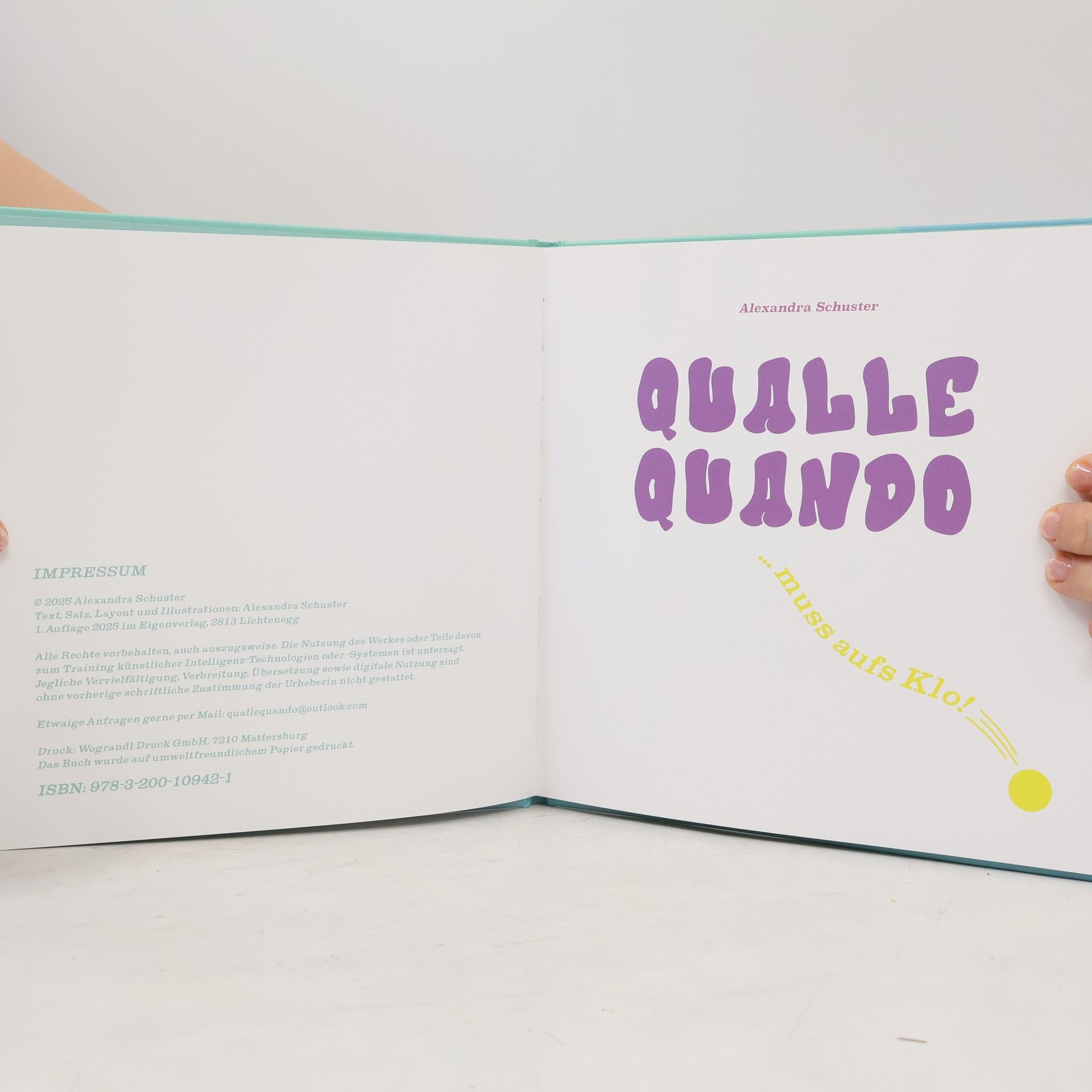 Alexandra Schuster Quallle Quando muss aufs Klo!