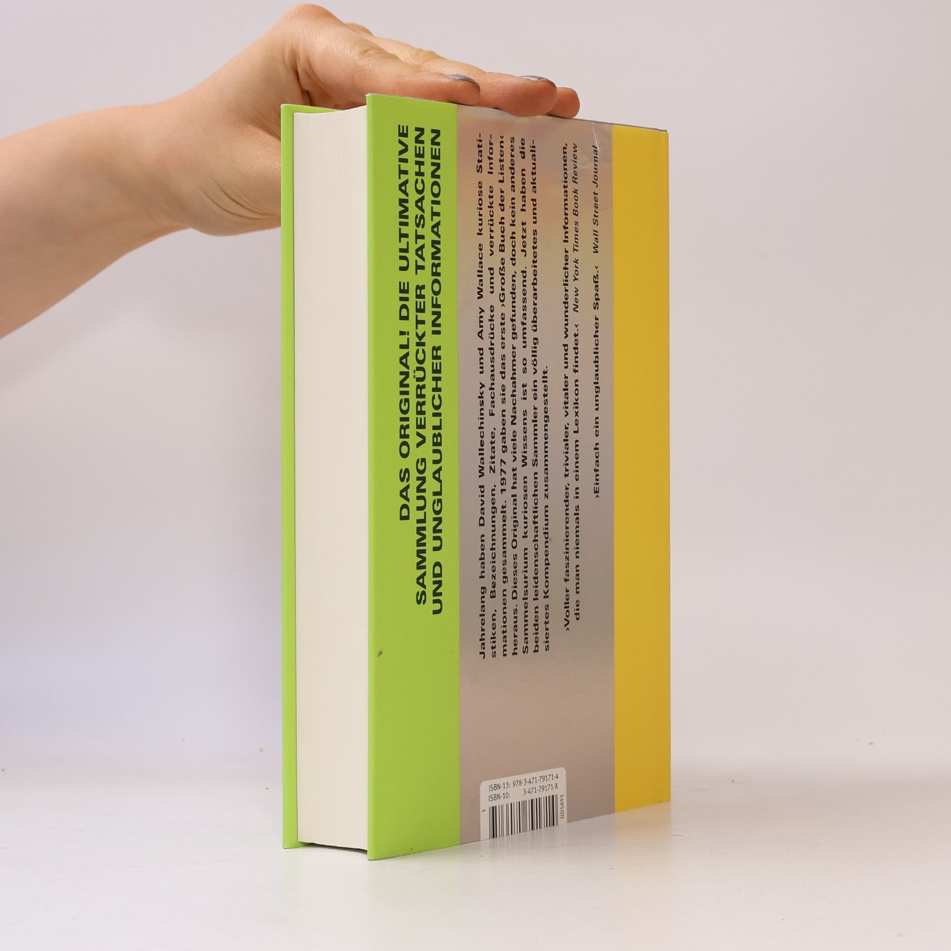 David Wallechinsky Das große Buch der Listen