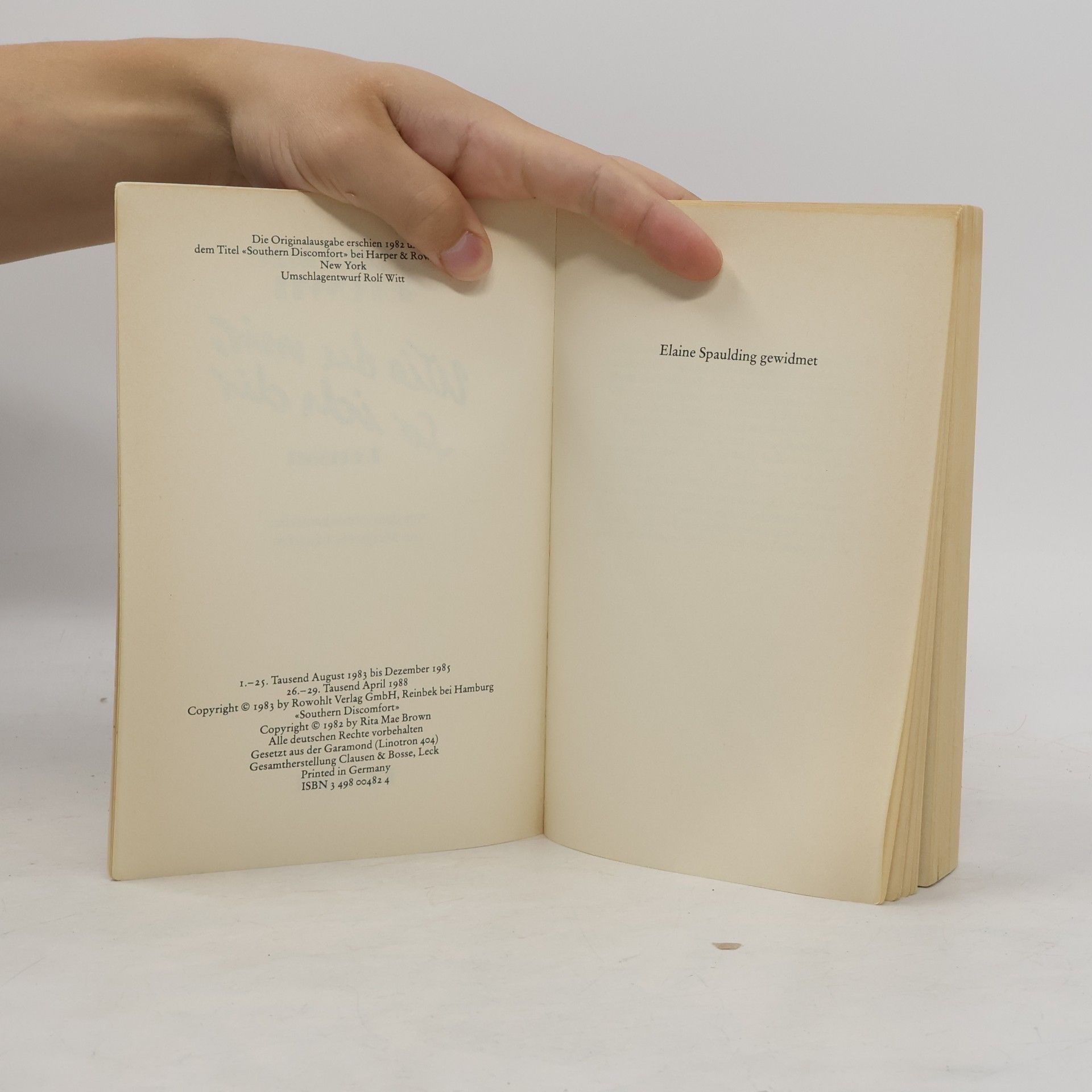 Rita Mae Brown Wie du mir, so ich dir