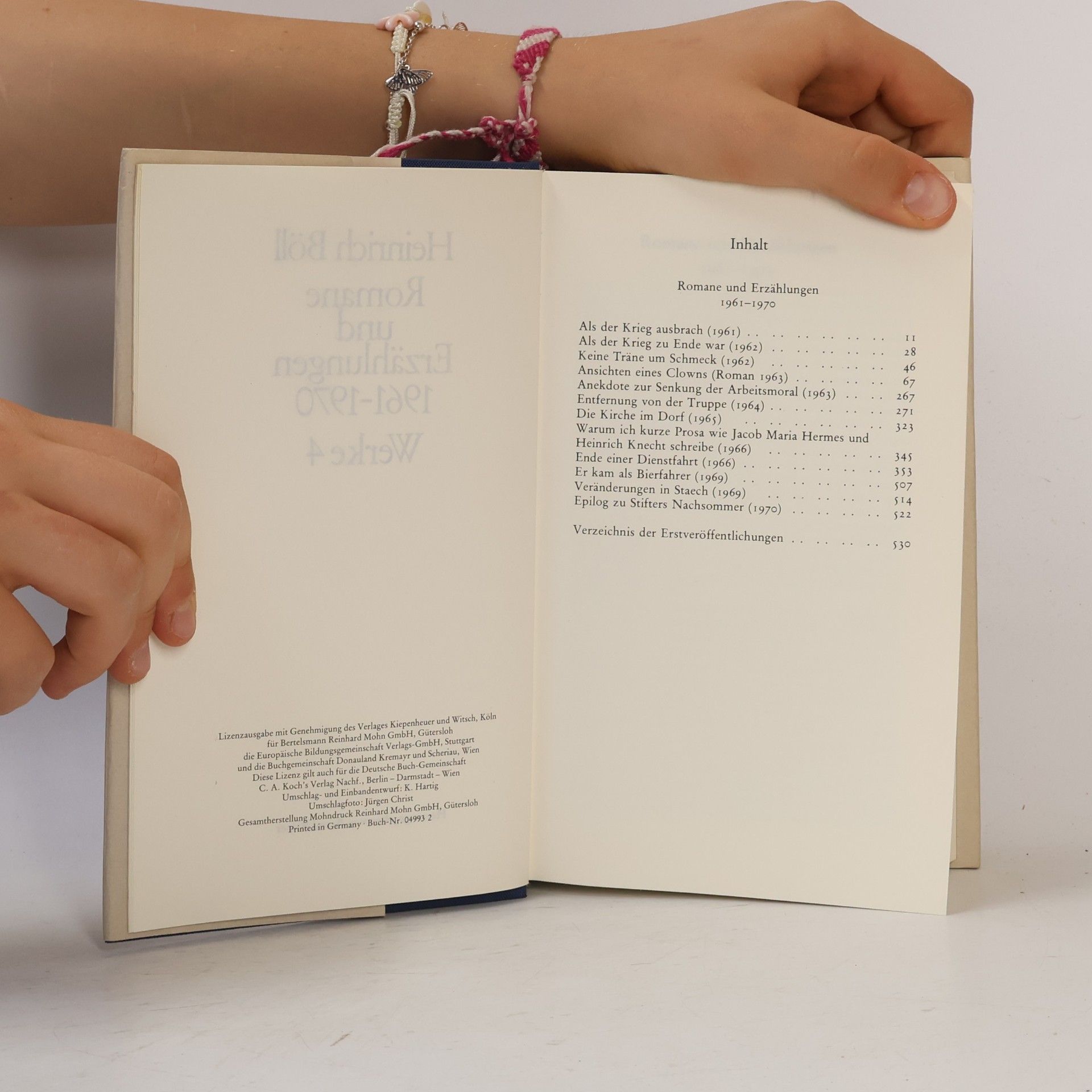 Heinrich Böll Romane und Erzählungen 1961-1970. Werke 4