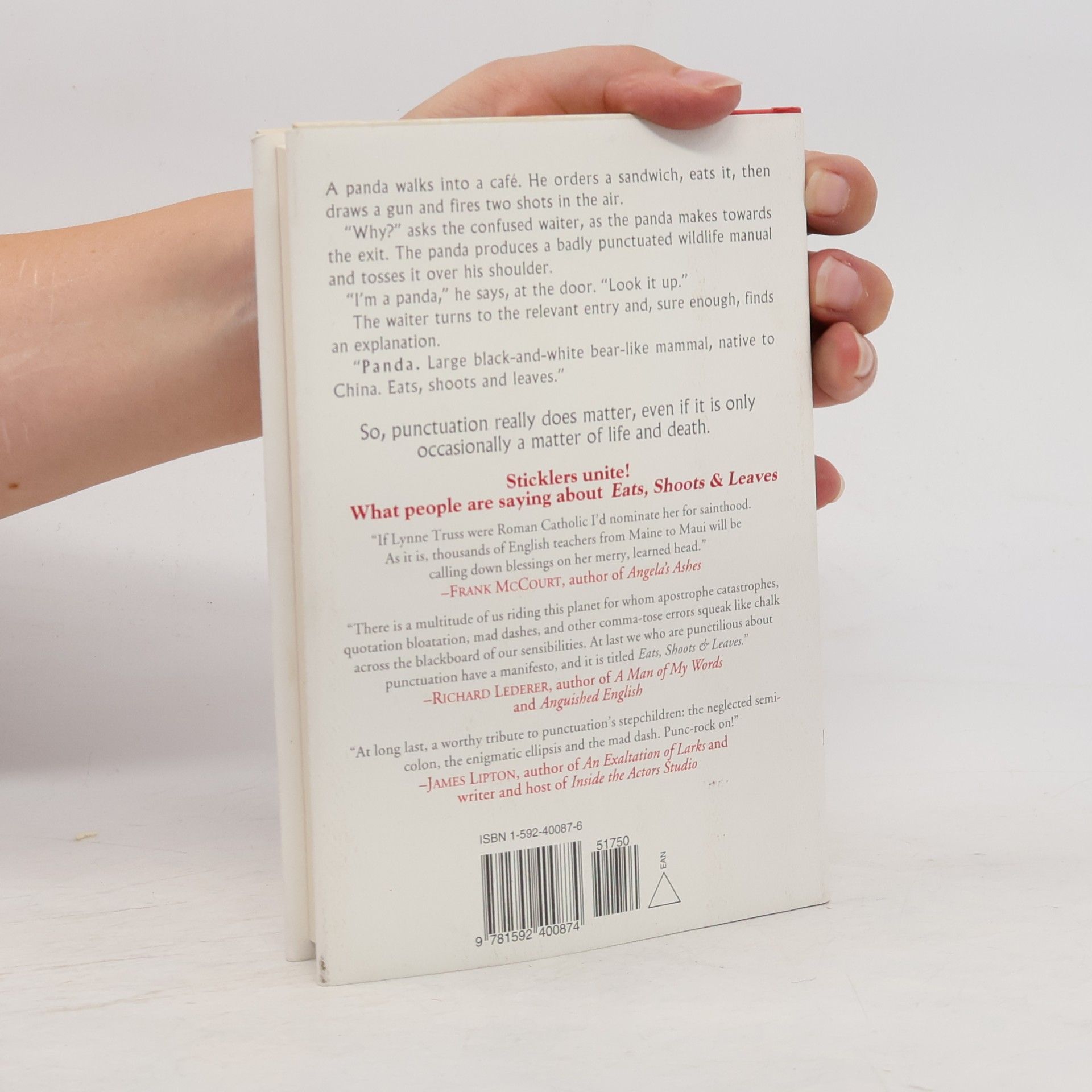 Lynne Truss Eats, shoots & leaves : the zero tolerance approach to punctuation