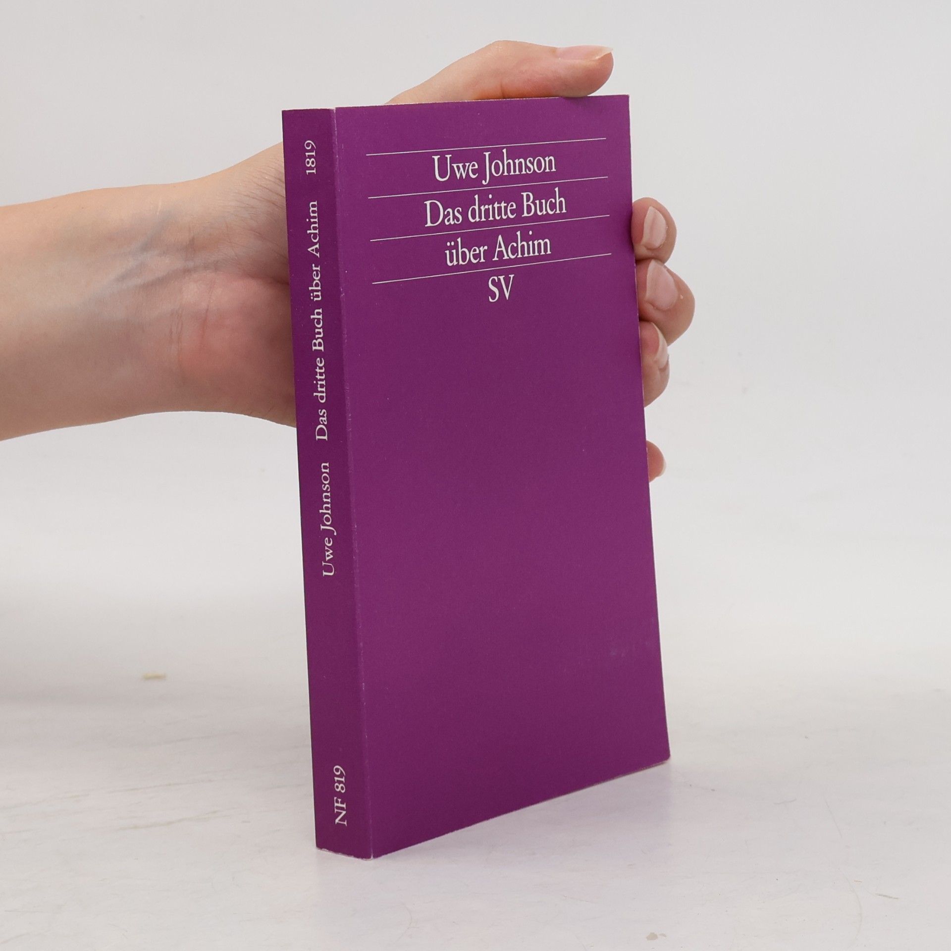 Uwe Johnson Das dritte Buch über Achim