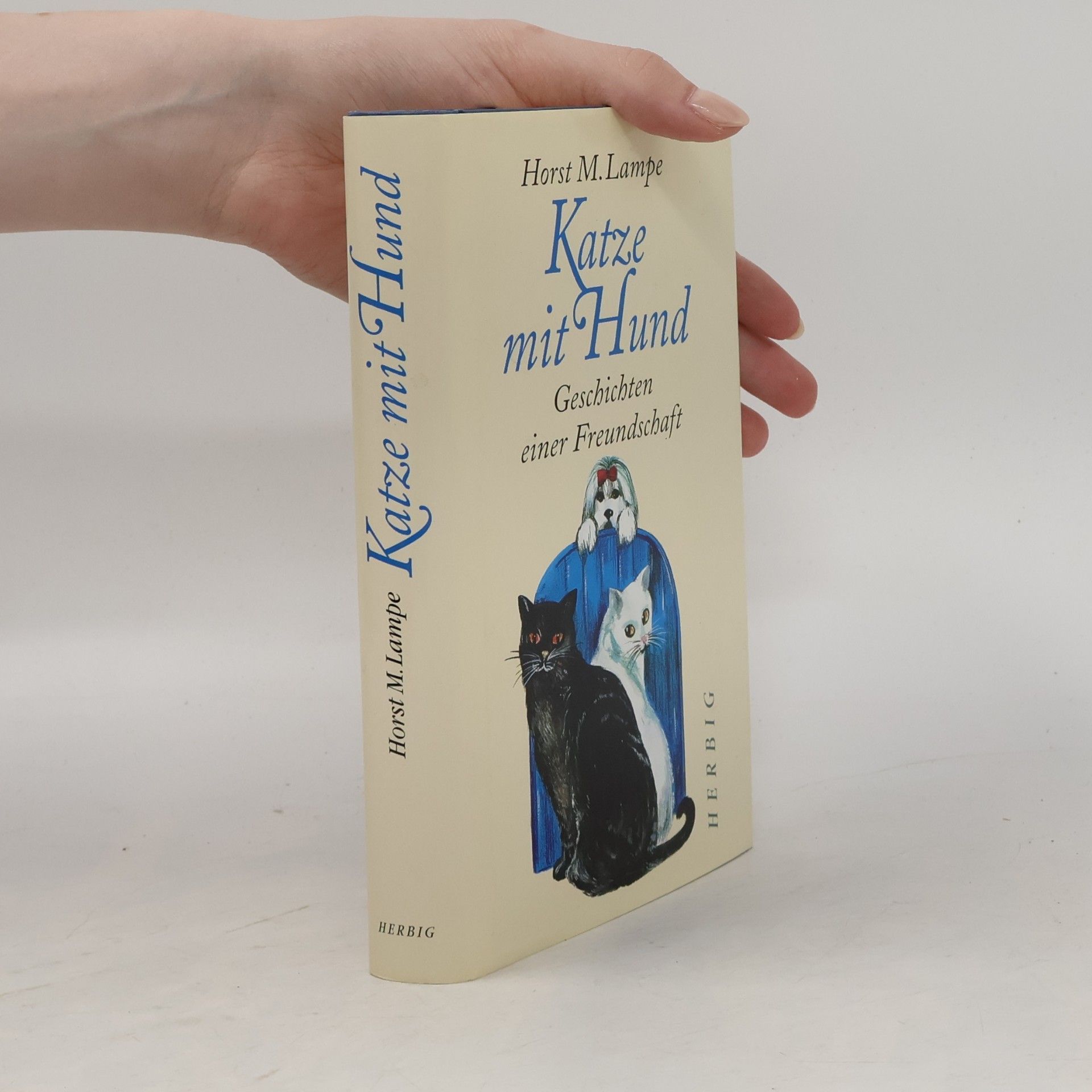 Horst M. Lampe Katze mit Hund
