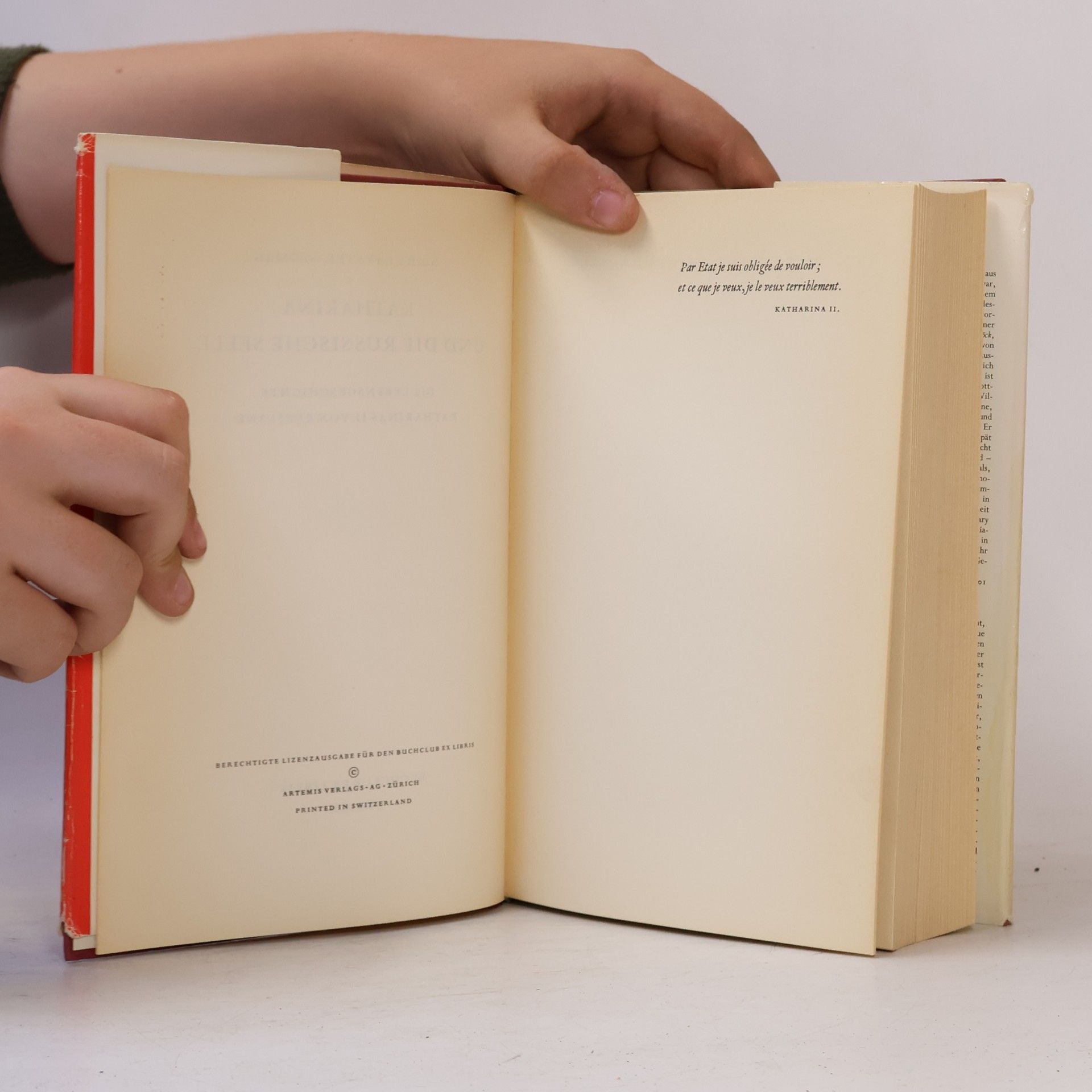 Mary Lavater-Sloman Katharina und die russische Seele