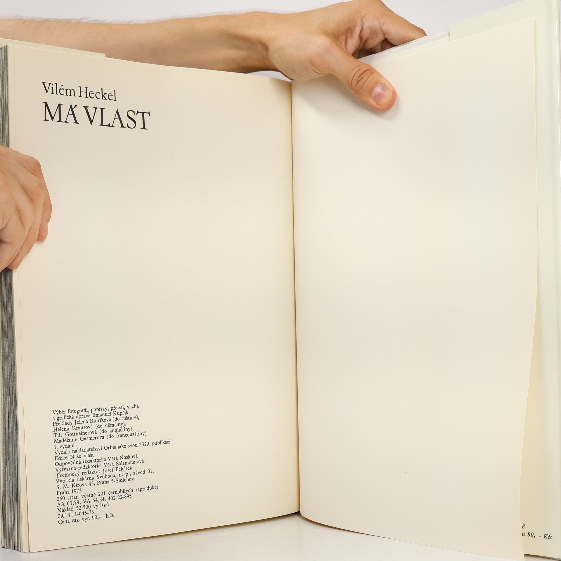 Vilém Heckel Má vlast