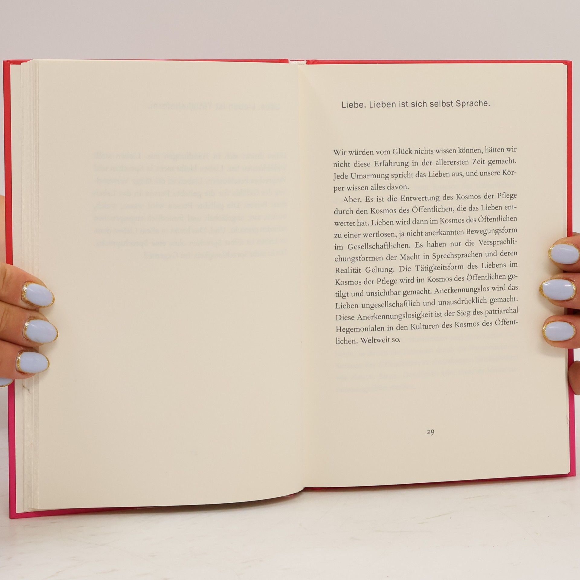 Marlene Streeruwitz Handbuch für die Liebe.