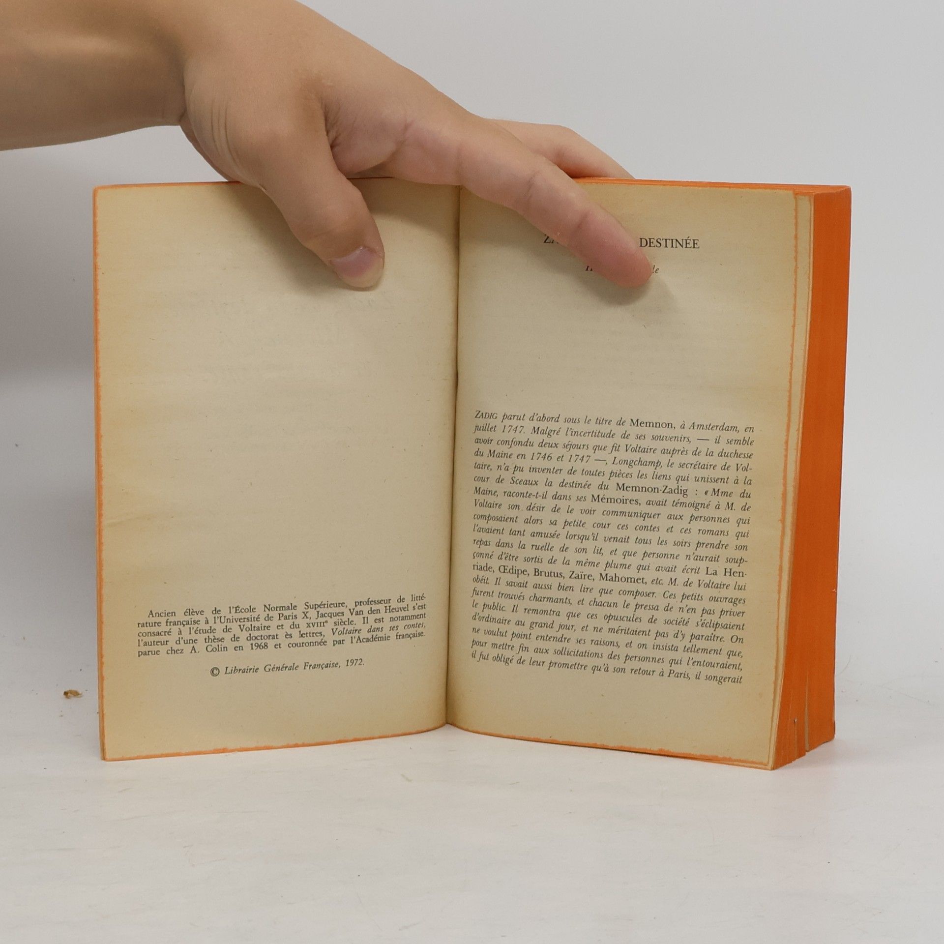 Voltaire Zadig, Micromégas, L'ingénu et autres contes